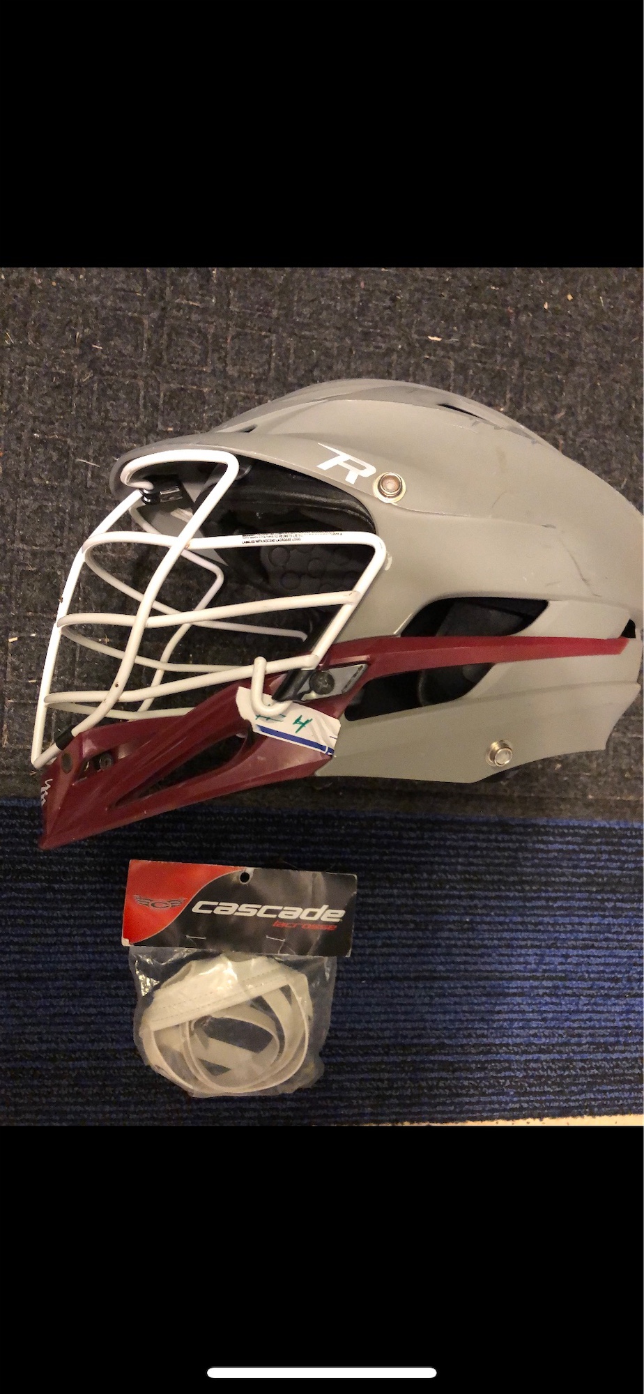Lacrosse helmet cascade mens r helmet lax SidelineSwap