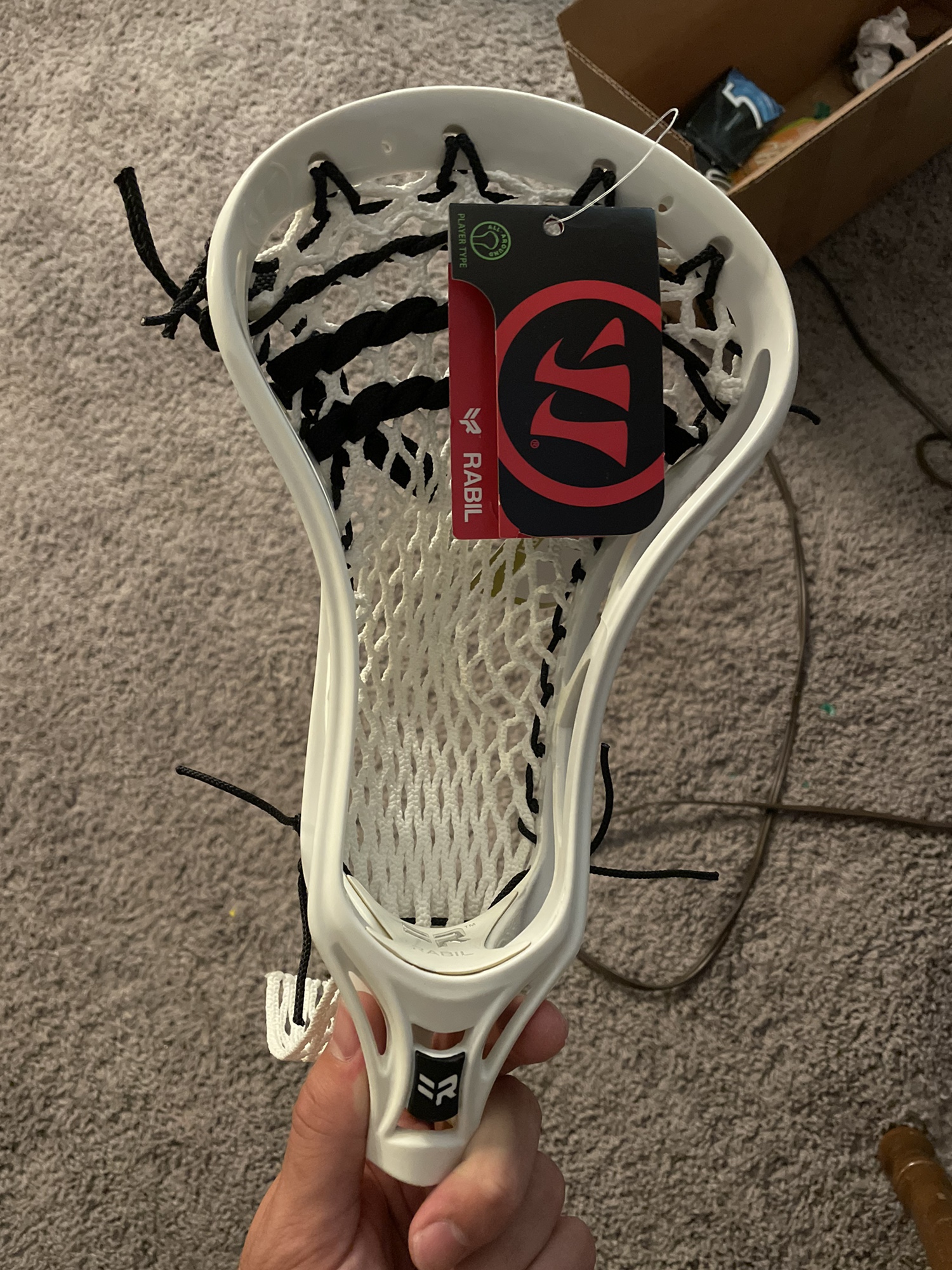New Attack & Midfield Strung Rabil 2 Head SidelineSwap