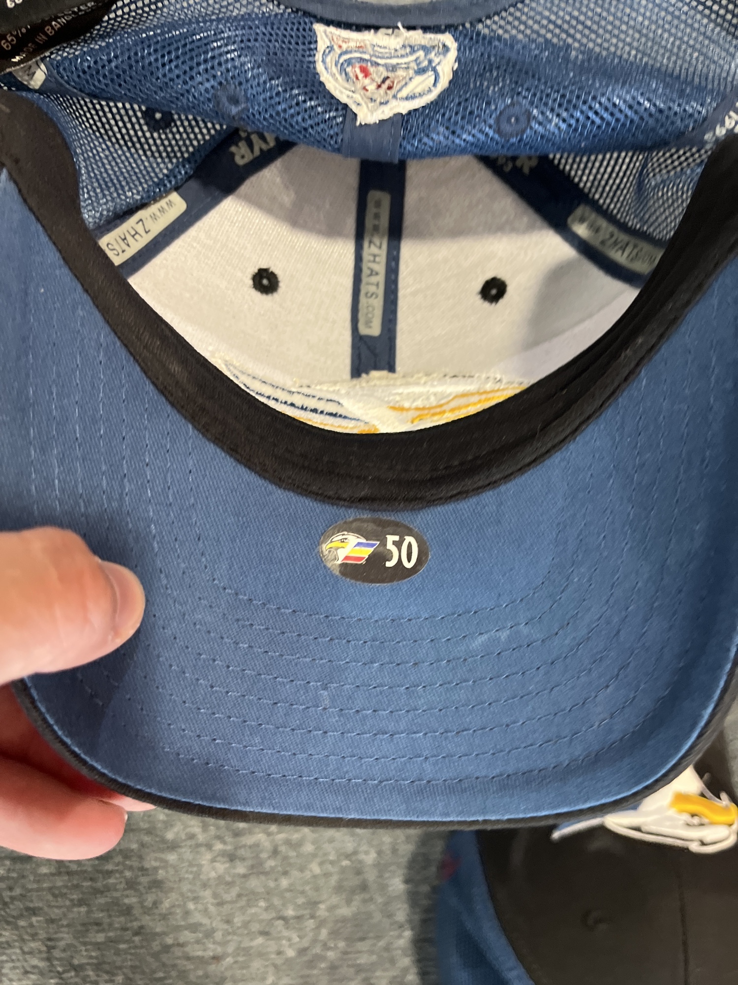 Pick Your Number Colorado Eagles (Avalanche AHL) Player Issued/Used Hat