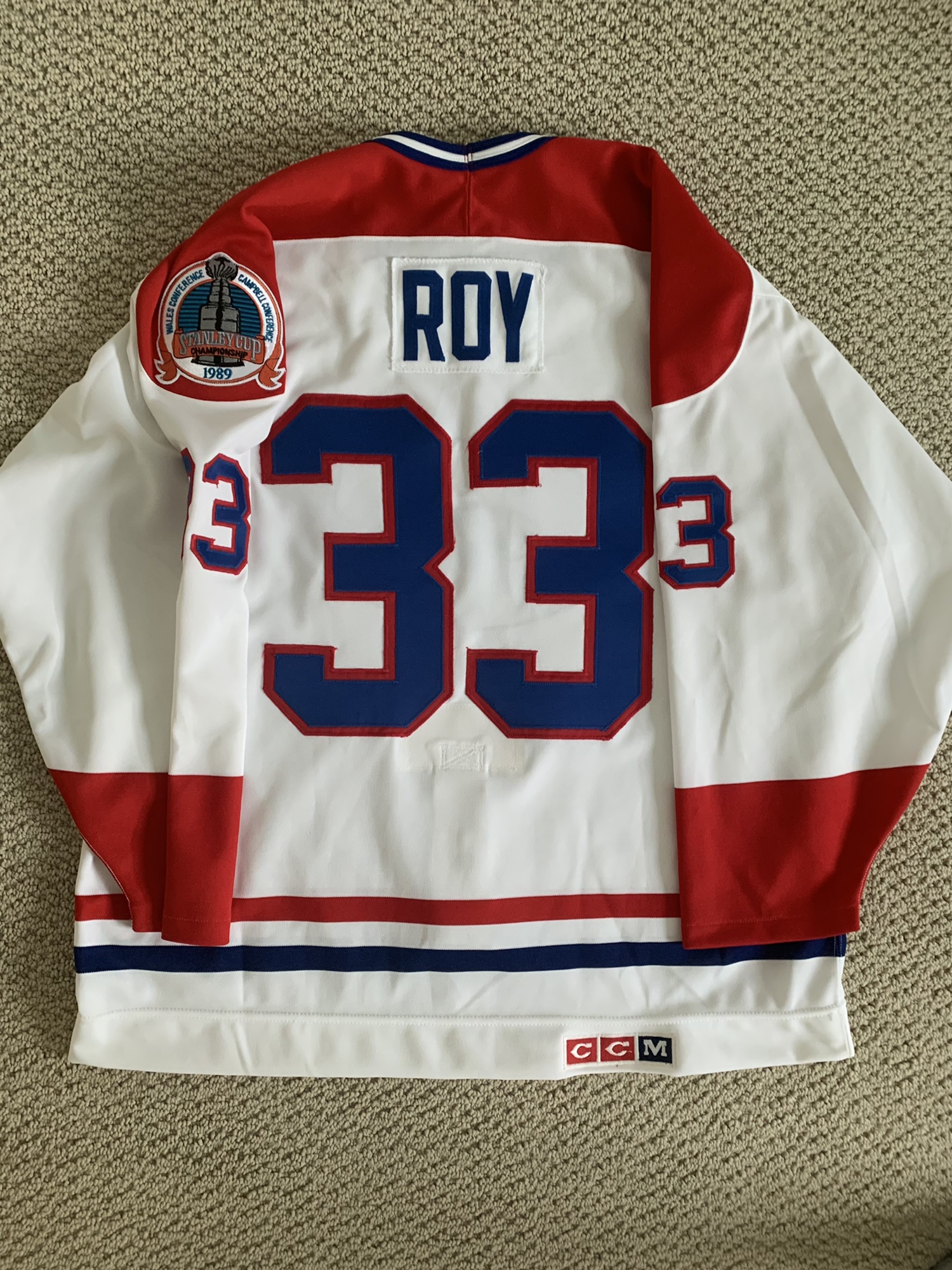 Patrick Roy Montreal Canadiens CCM Center Ice Authentic Pro Jersey