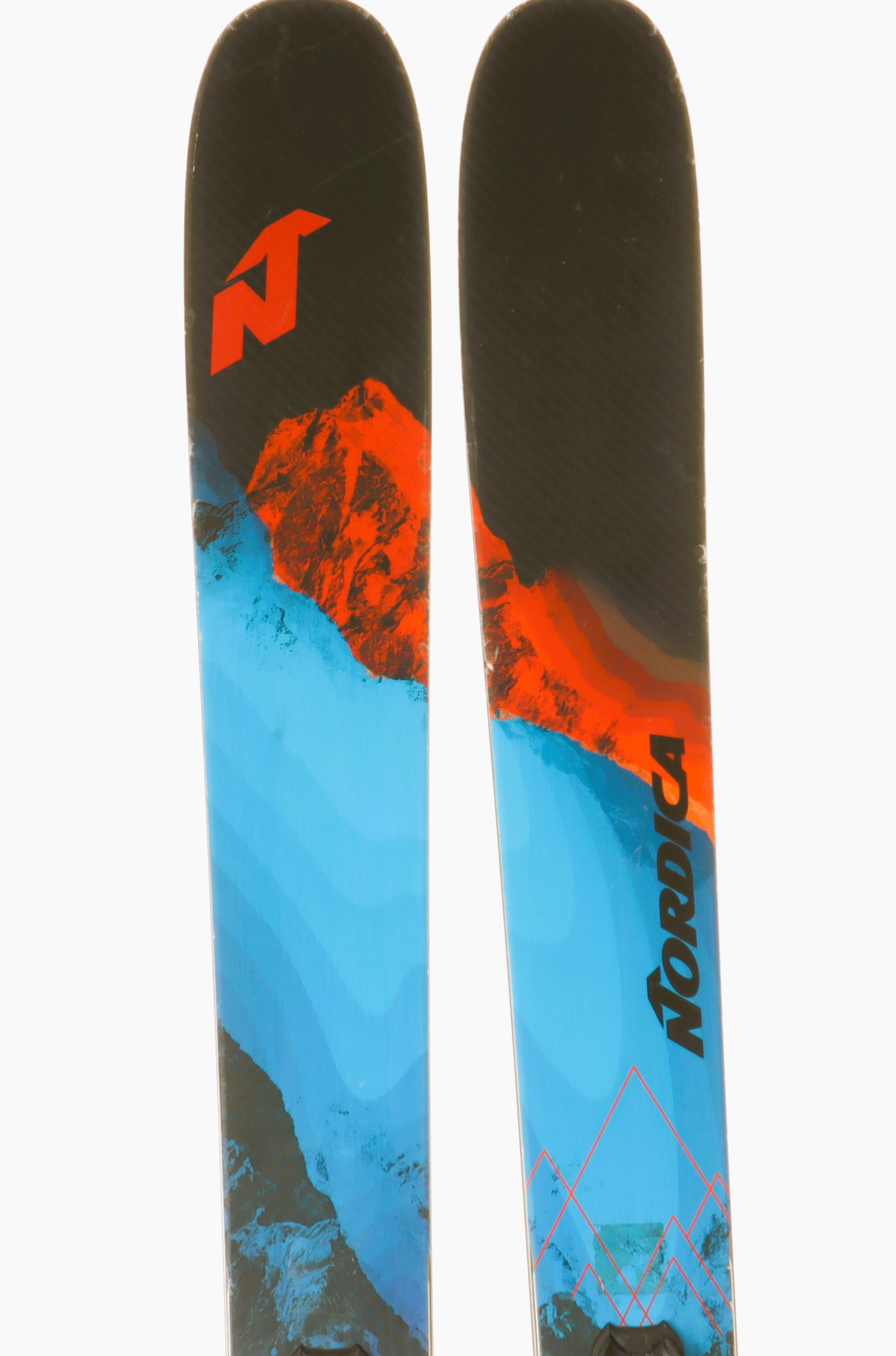 Used 2021 Nordica Enforcer 110 Free skis w/ Marker Griffon 13 bindings