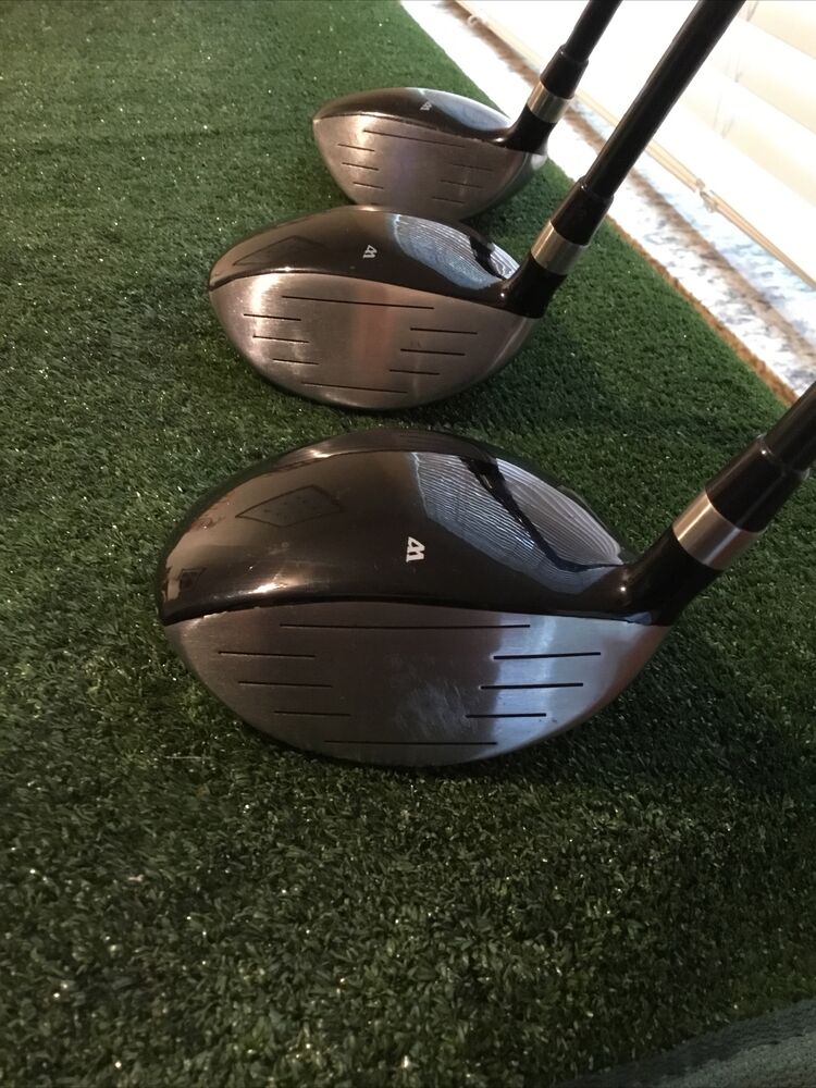 Warrior Custom Golf TE Woods & Hybrid Set (5W, 7W, 4H) Graphite Shafts