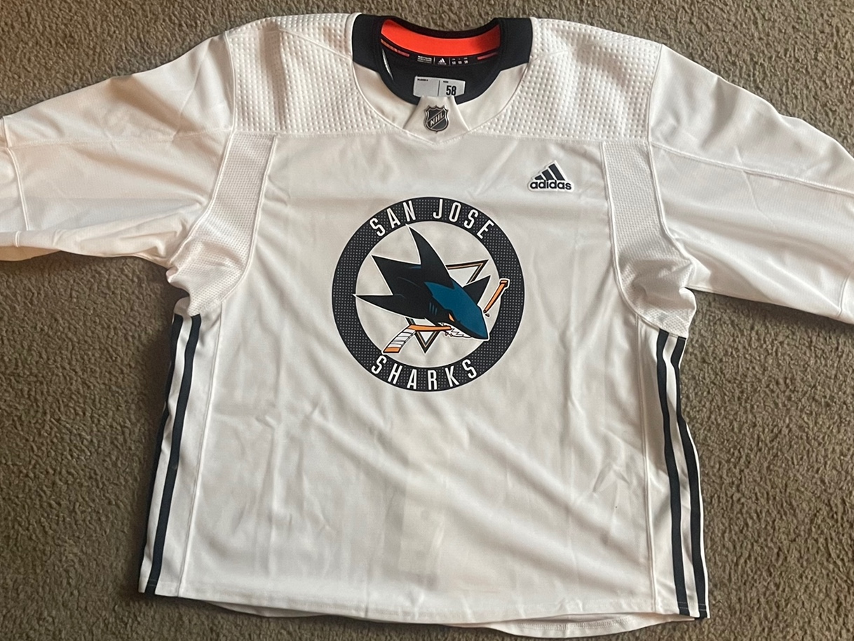 NEW Sharks Authentic Practice Jersey Size 58 SidelineSwap