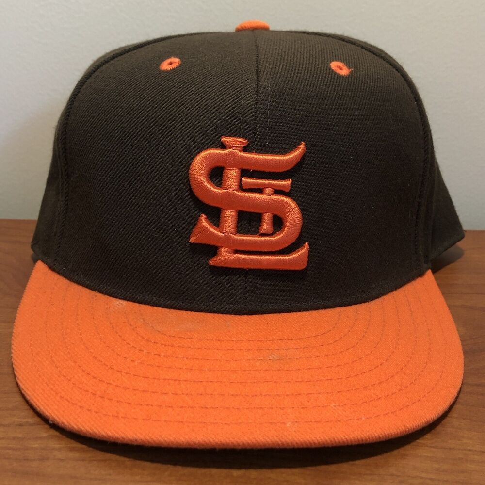 St Louis Browns Hat Baseball Cap Fitted 7 3/4 Mitchell Ness MLB Retro