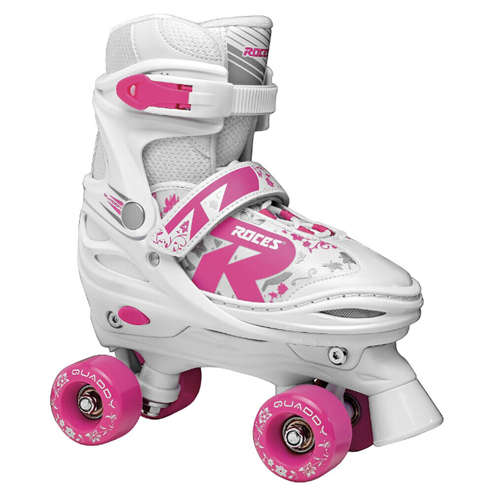 Roces Quaddy 2.0 Adjustable Girls Roller Skates (Size 58 NEW/Open