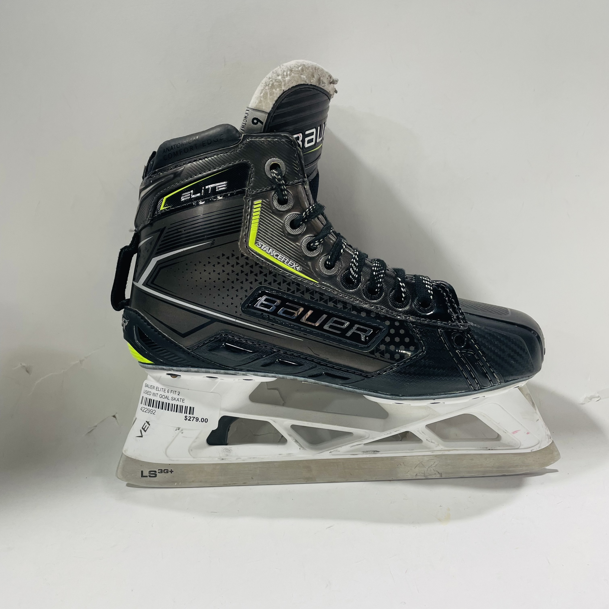 Used Bauer Regular Width Size 6 Elite Hockey Goalie Skates SidelineSwap