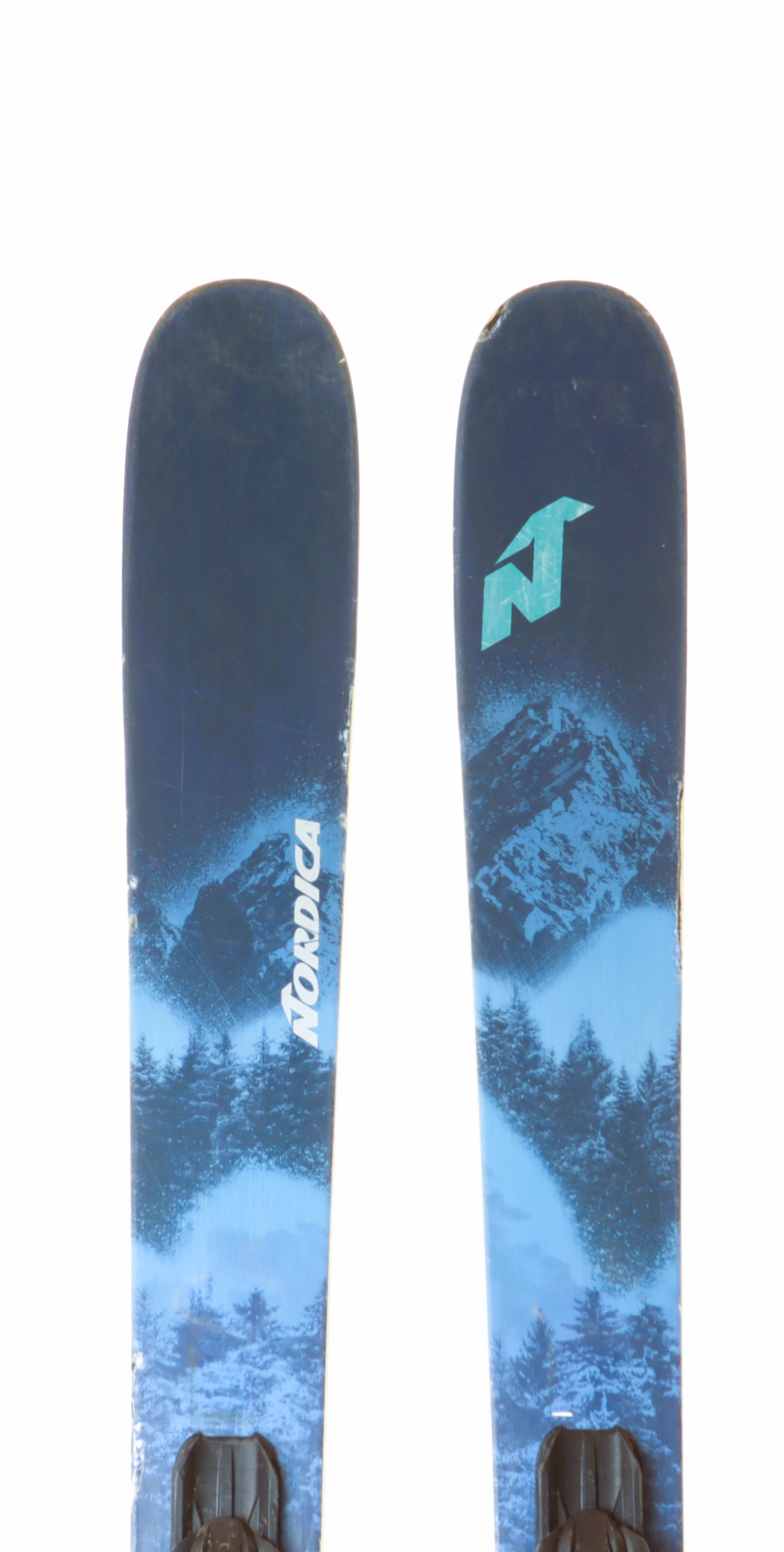Used 2022 Nordica Santa Ana 98 skis w/ Marker Squire TCX 11 bindings