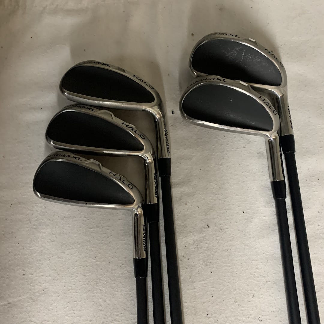 Used Cleveland Launcher Xl Halo 5i9i Senior Flex Graphite Shaft Iron