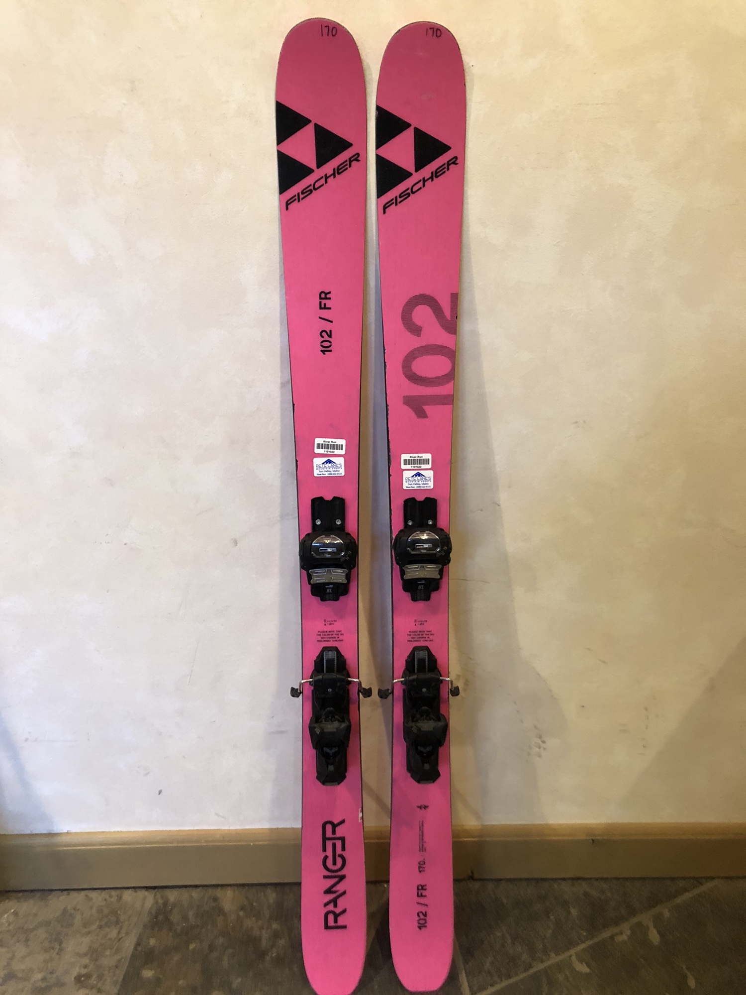 2022 Fischer Ranger FR 102 Skis With Bindings 170cm 1101022 SidelineSwap