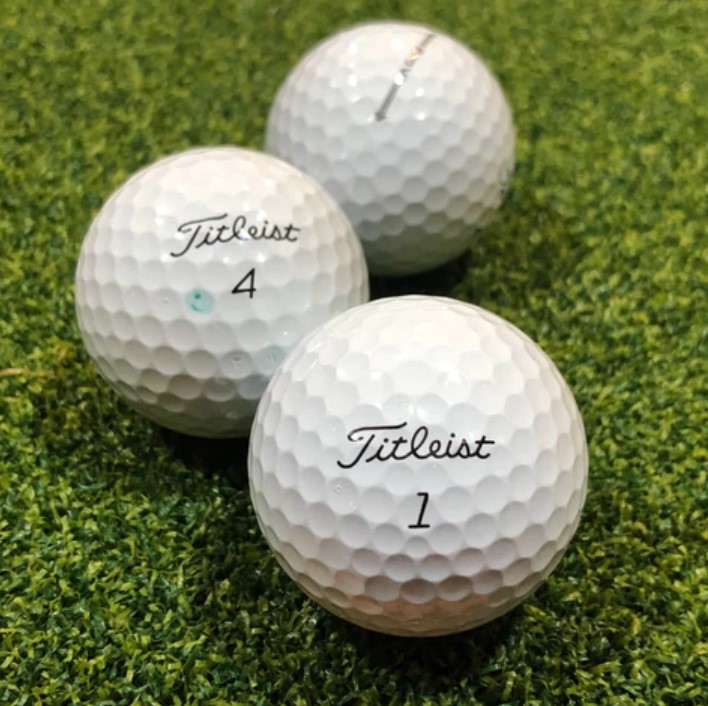 24 Titleist Pro V1 Mint Condition Used Golf Balls 5A Grade AAAAA SidelineSwap