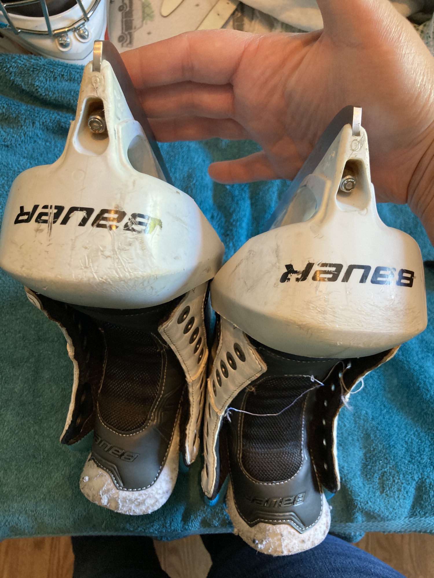 Bauer Flex Heel Collar Ice Hockey Goalie Skates size 11.5 SidelineSwap