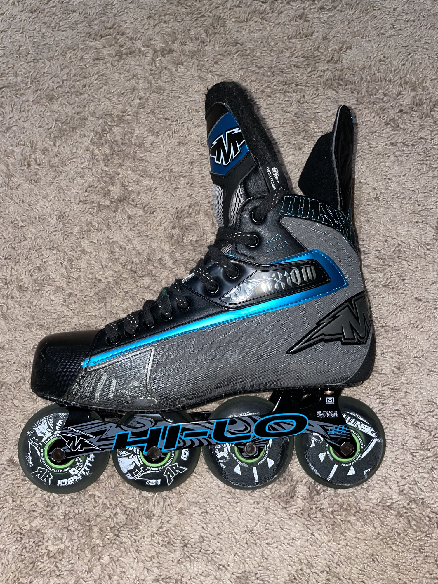 (read desc.) Mission Axiom T7 Inline Roller Hockey Skates Size 9D