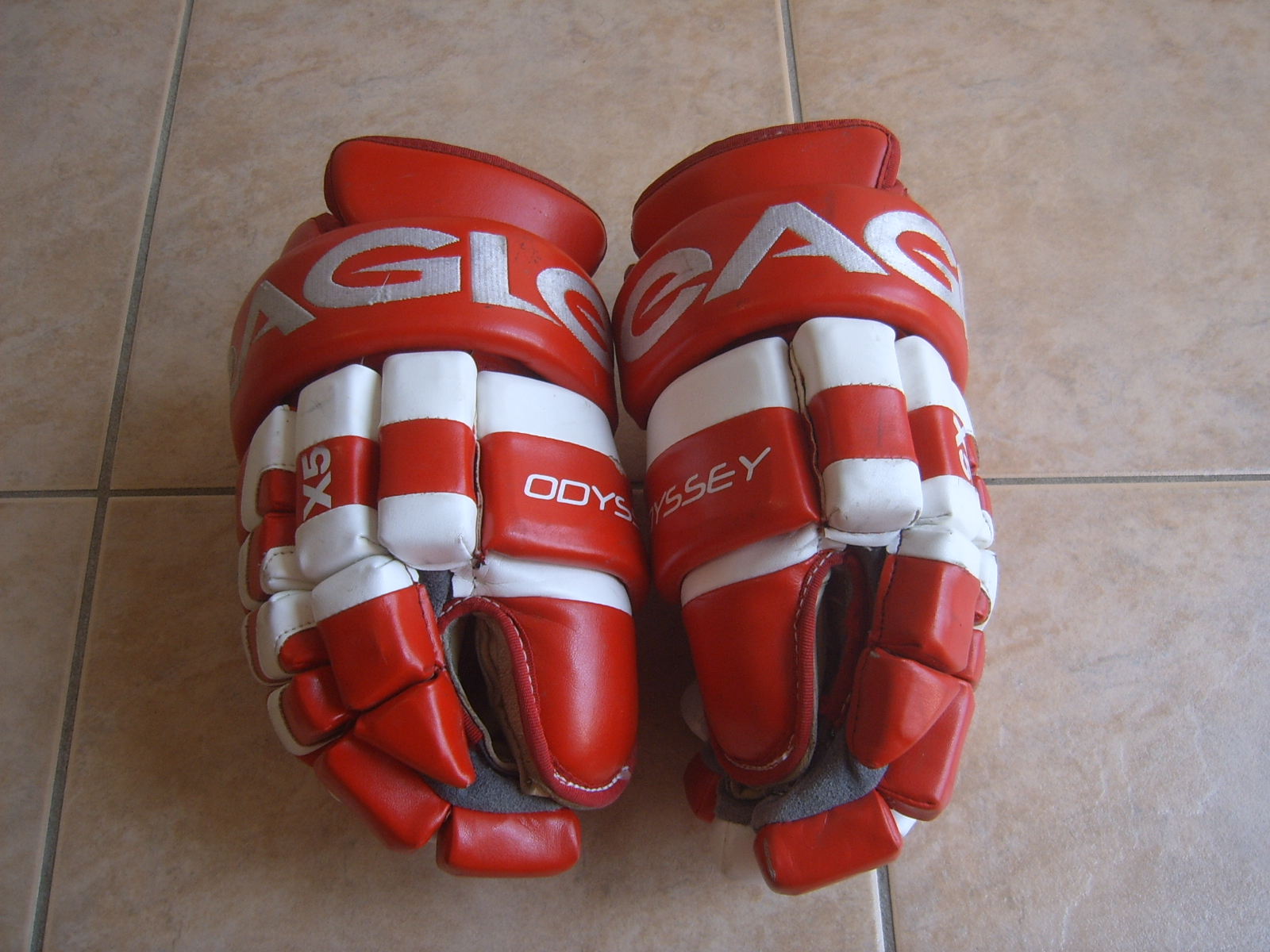 Hockey GlovesExcellent Used Condition Eagle Odyssey X5 Hockey Gloves