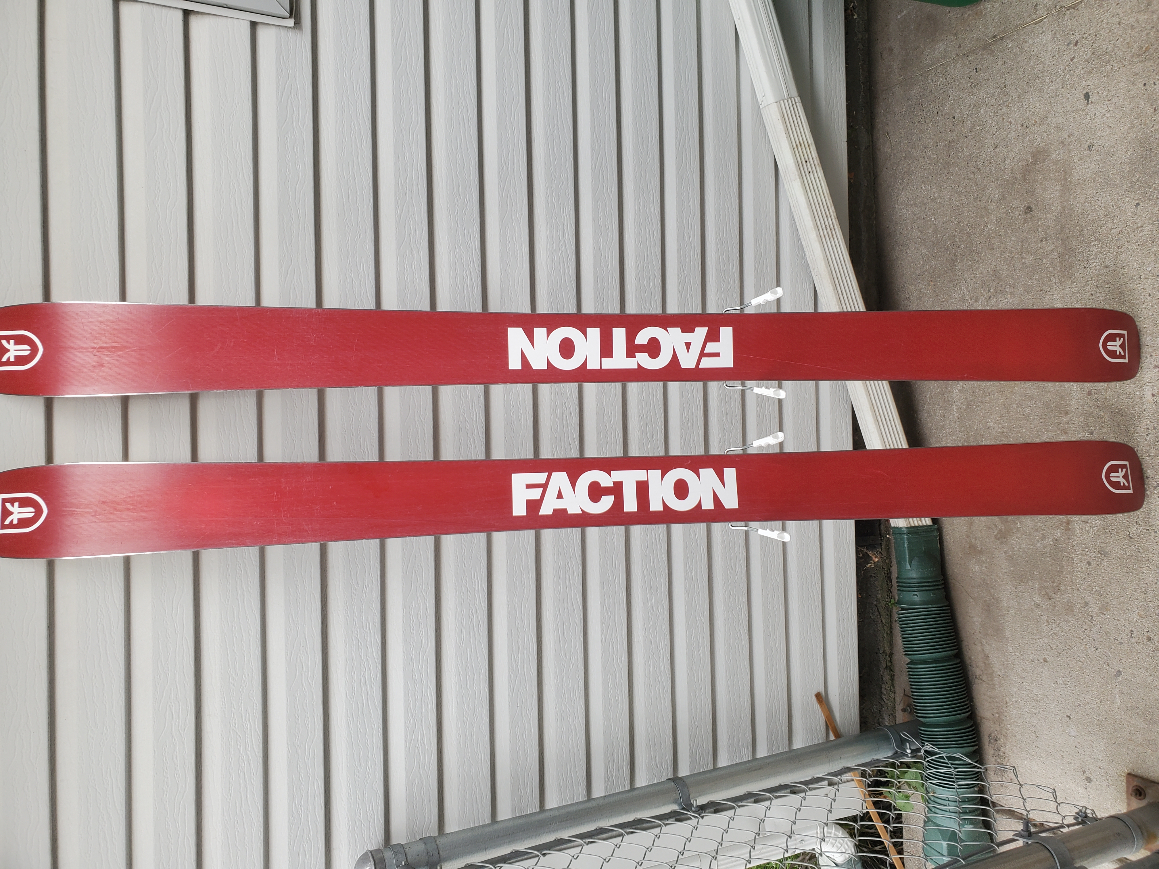 Used 192 Faction Candide Thovex 3.0 Skis Without Bindings