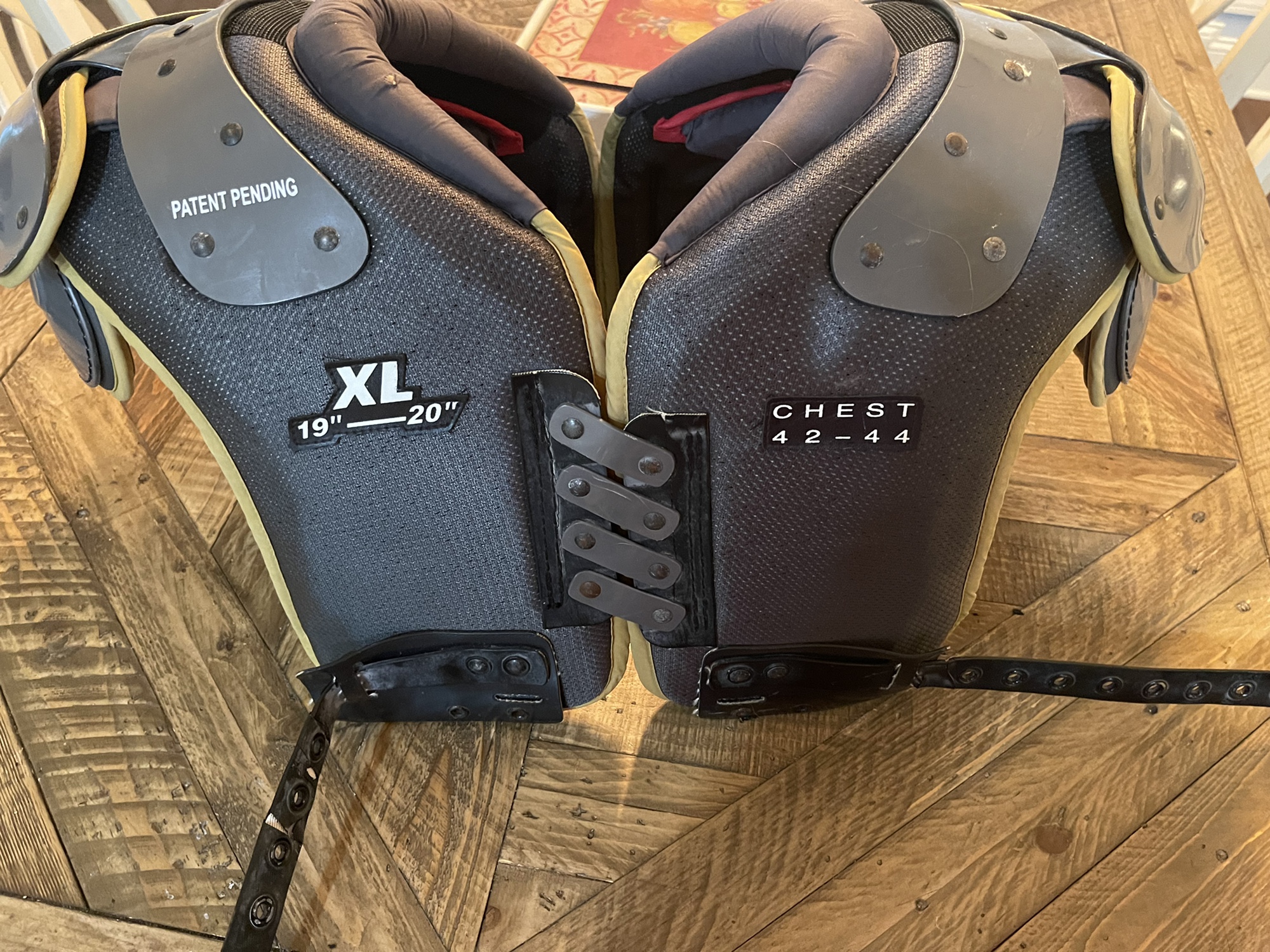 Used Extra Large Gear Pro Tec ZCool Shoulder Pads SidelineSwap