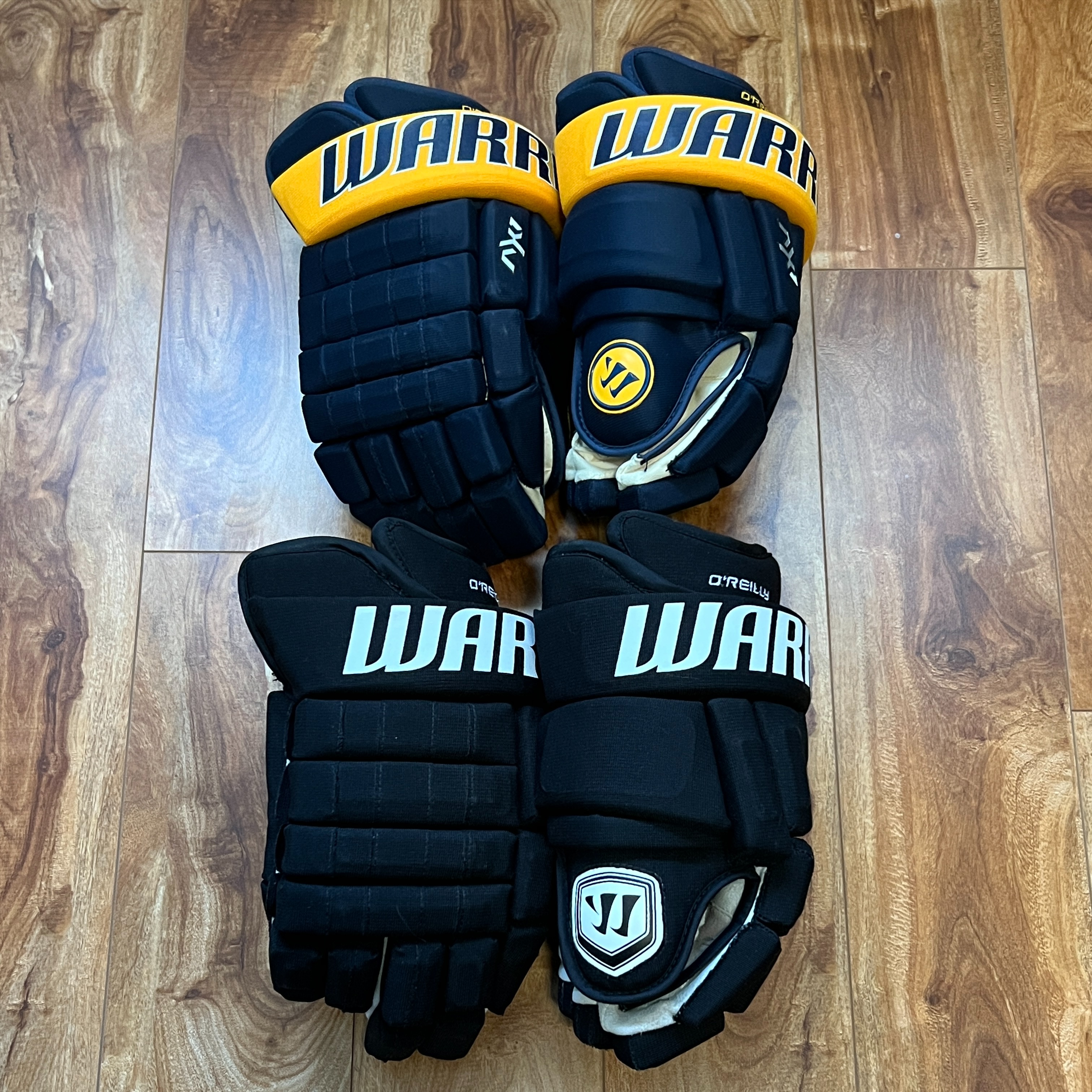 RYAN O'REILLY Warrior Franchise Gloves 14" BUNDLE SidelineSwap