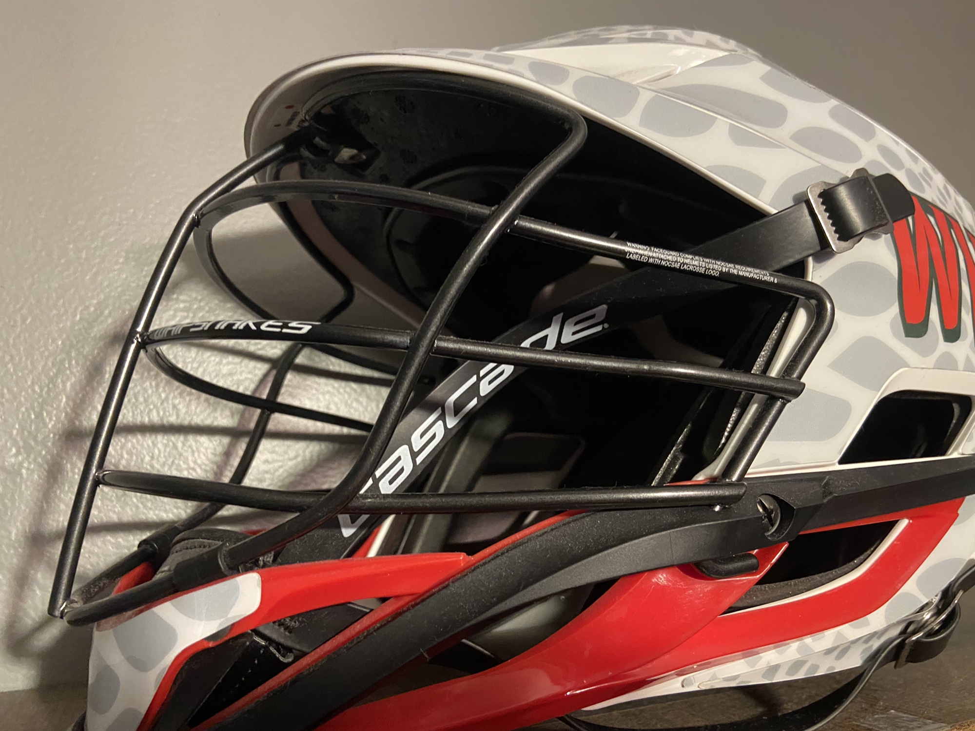 PLL WHIPSNAKES White Cascade Helmet SidelineSwap