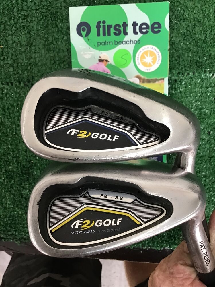 F2 Golf Face Forward Wedge Set 56* And 60* With Uniflex Graphite Shaft