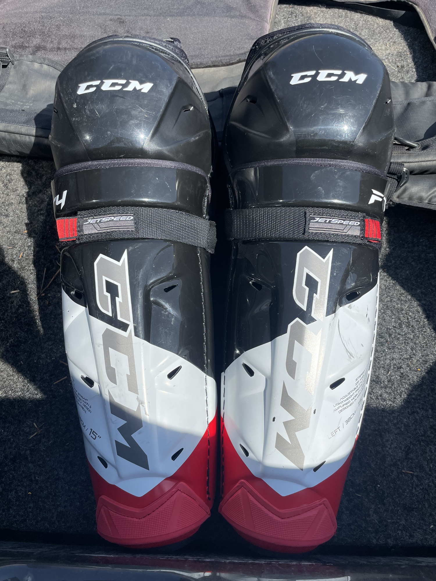 CCM JetSpeed FT4 Shin Pads SidelineSwap
