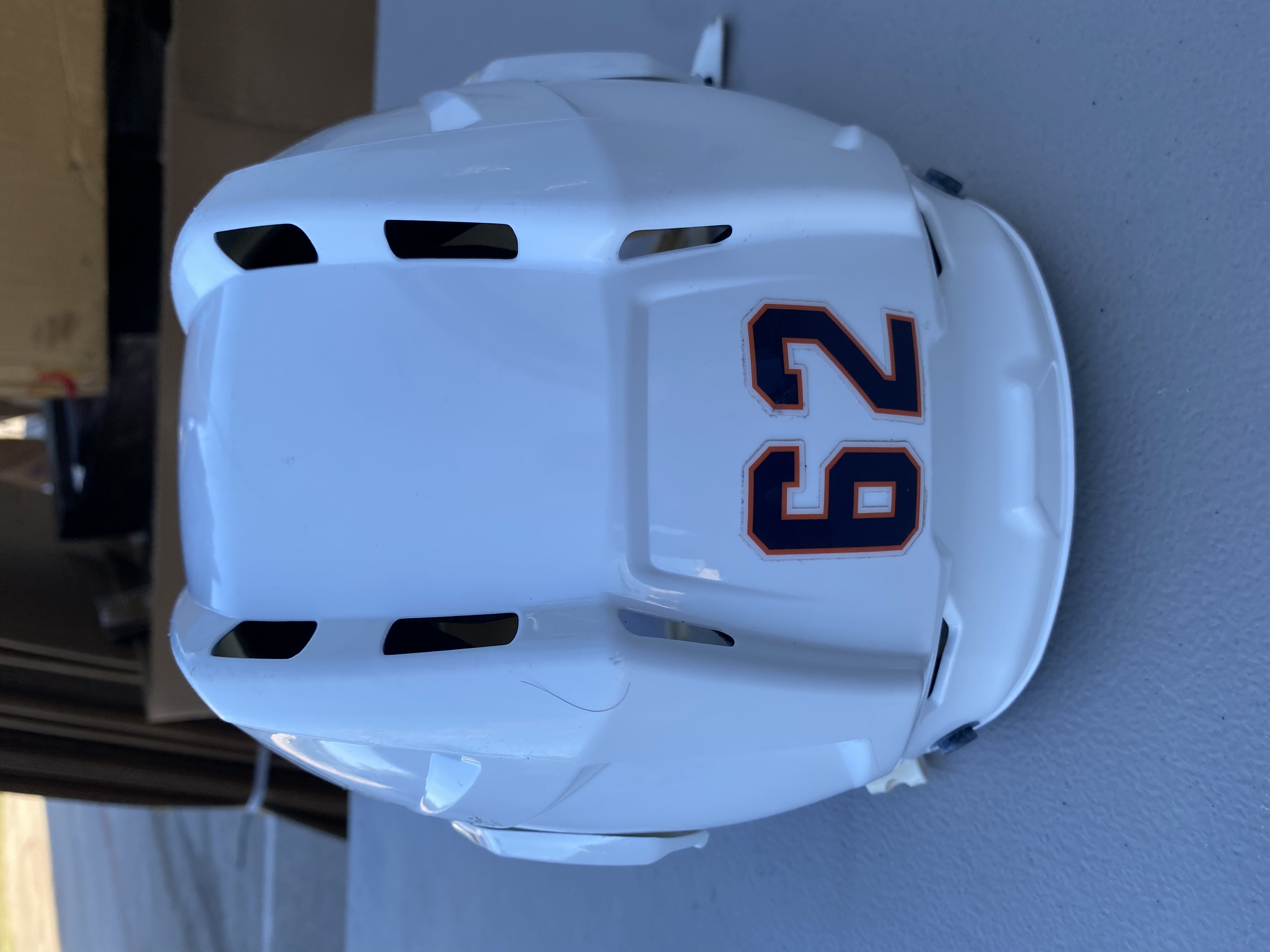 CCM Vector V08 Pro Stock Hockey Helmet Bauer Visor Combo Medium White