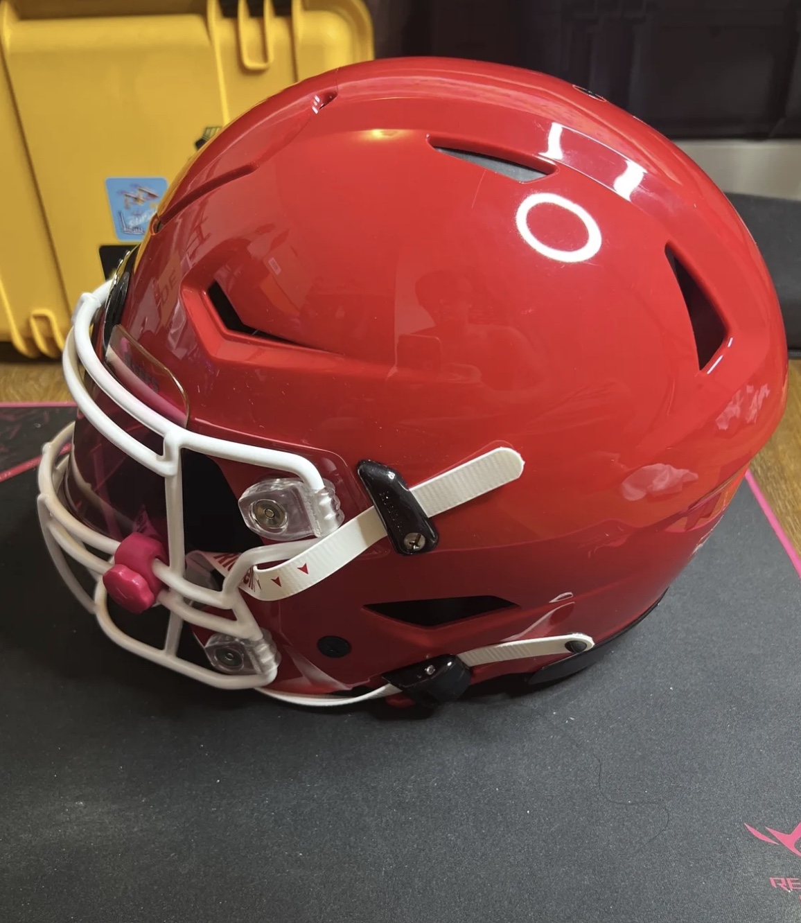 New Extra Large Riddell SpeedFlex Helmet RED WITH VISOR