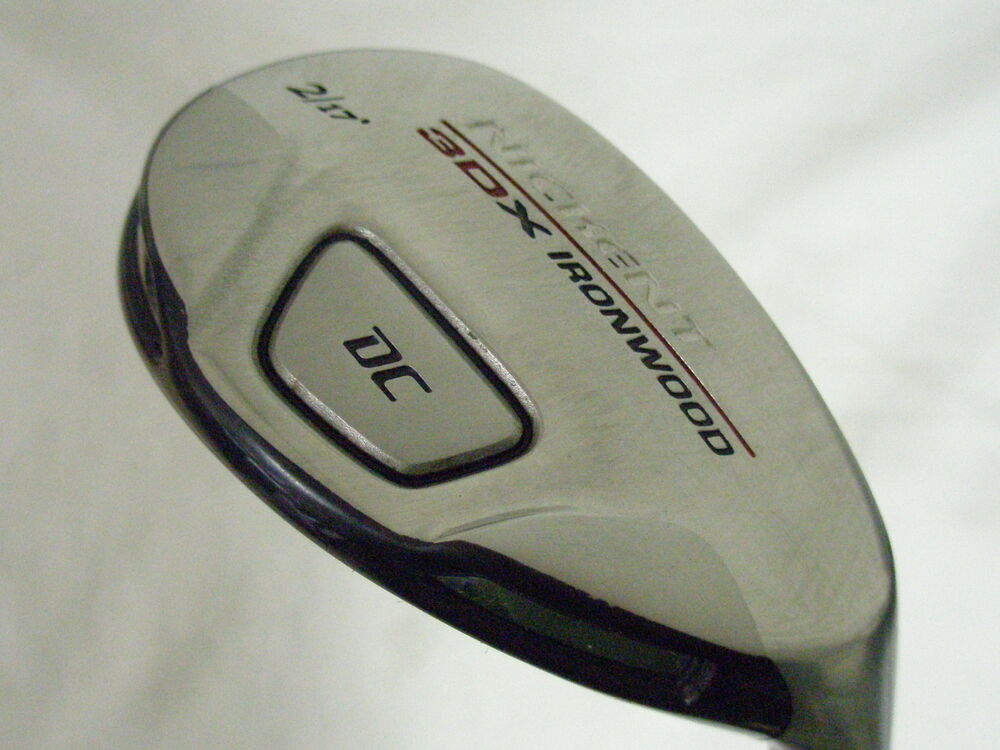 Nickent 3DX DC Ironwood 2+ Hybrid 15.5* (Aldila NV 65 Stiff) 2h Rescue Club SidelineSwap