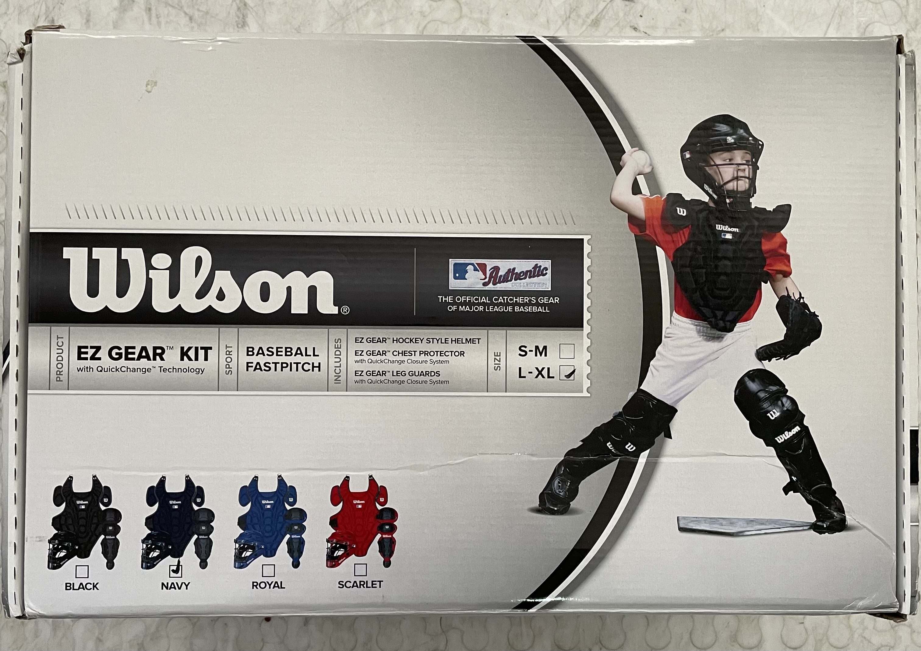 NEW Wilson EZ Gear Youth Catcher's Kit SidelineSwap