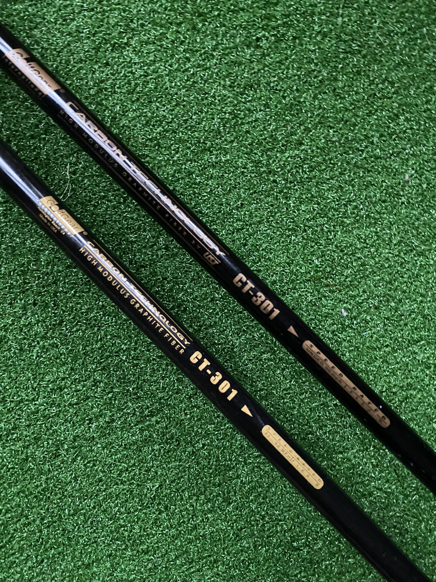 Gold Plated Gear Force Golf Driver And 3 Wood SidelineSwap