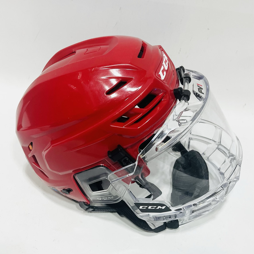 NCAA Pro Stock CCM Supertacks 710 Hockey HelmetSmallCCM FV1 Bubble