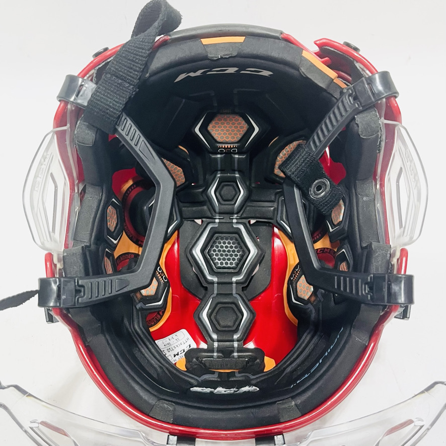 NCAA Pro Stock CCM Supertacks 710 Hockey HelmetSmallCCM FV1 Bubble