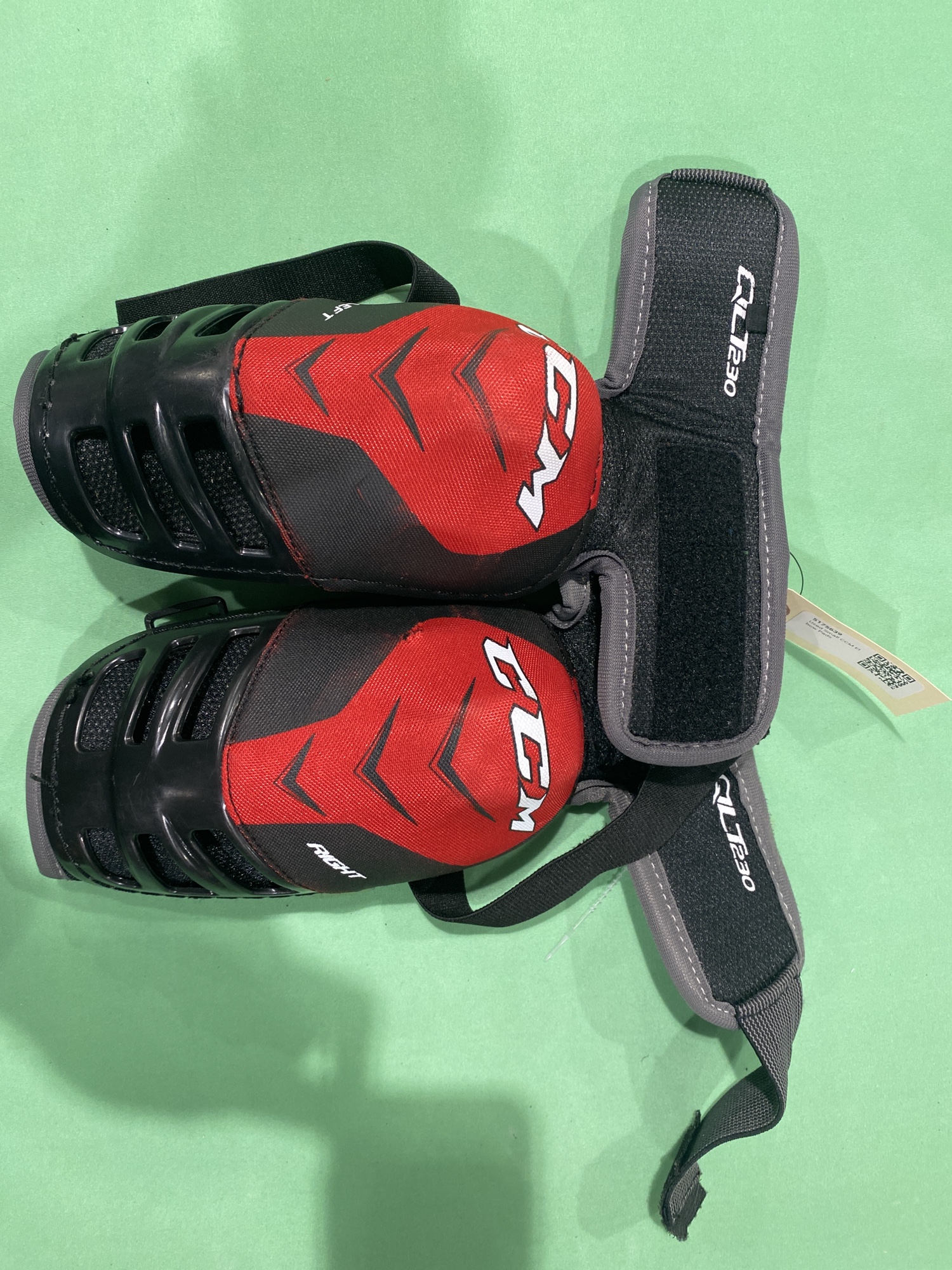 Used Small CCM QLT 230 Elbow Pads SidelineSwap