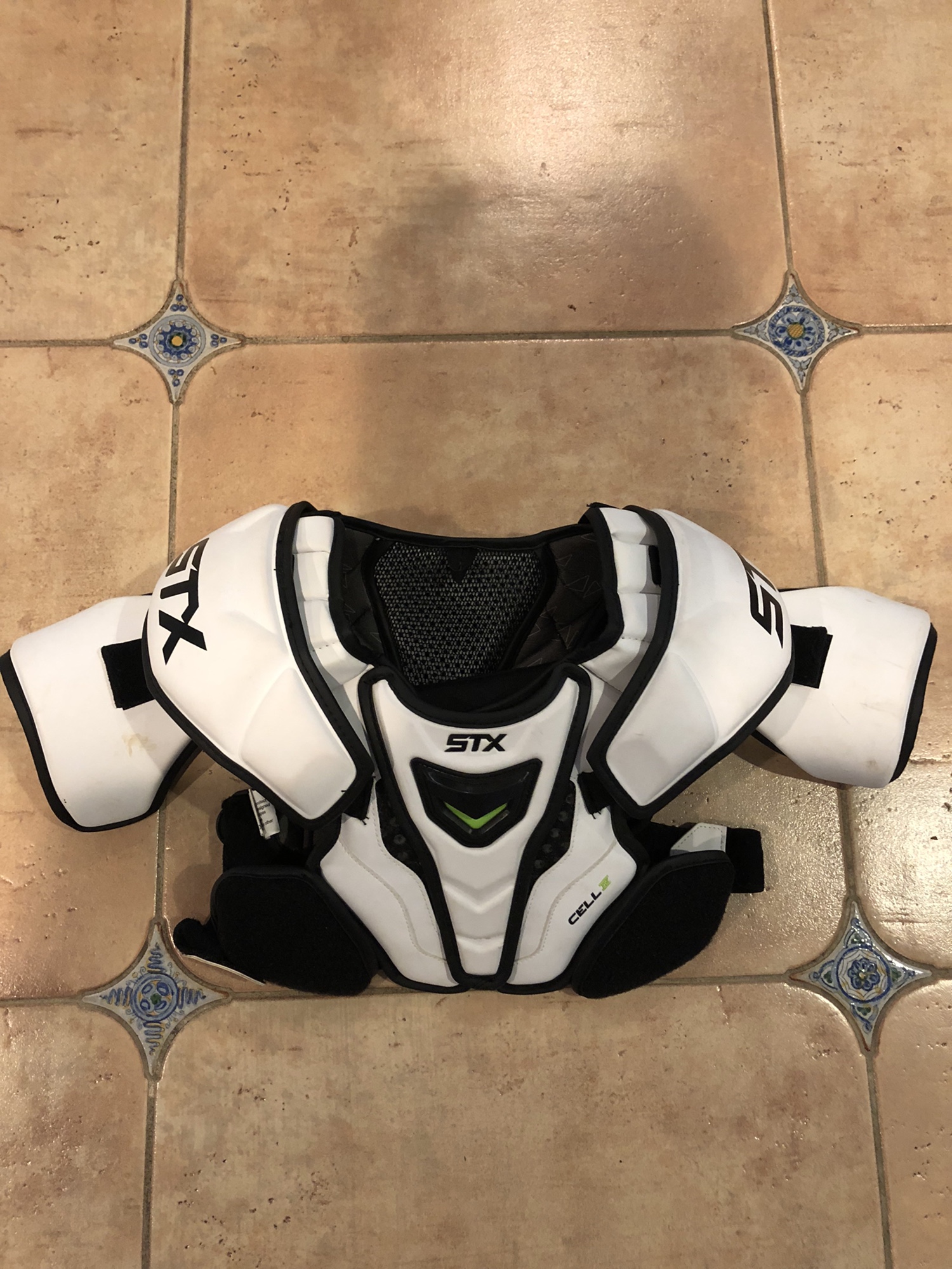 Used Small STX Cell Shoulder Pads SidelineSwap