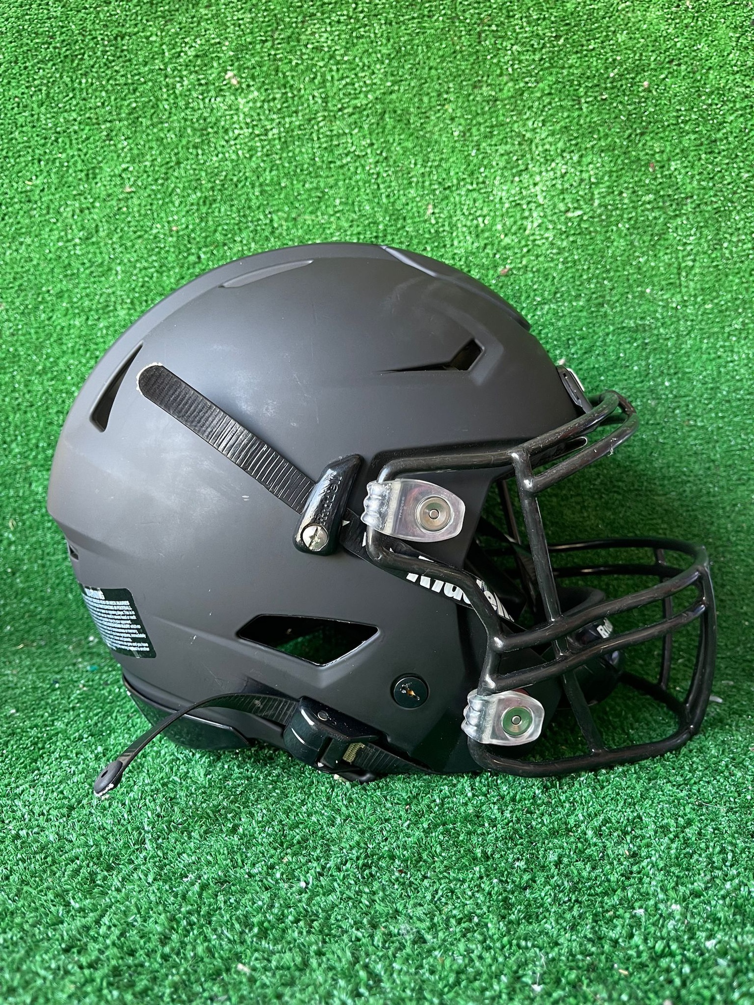 Adult Medium Riddell Speedflex Football Helmet Black Matte