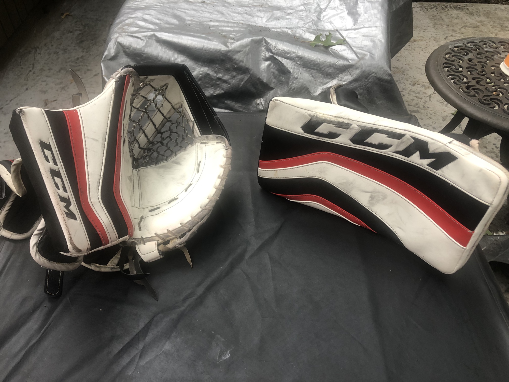 CCM Goalie Blocker and Glove Combo SidelineSwap