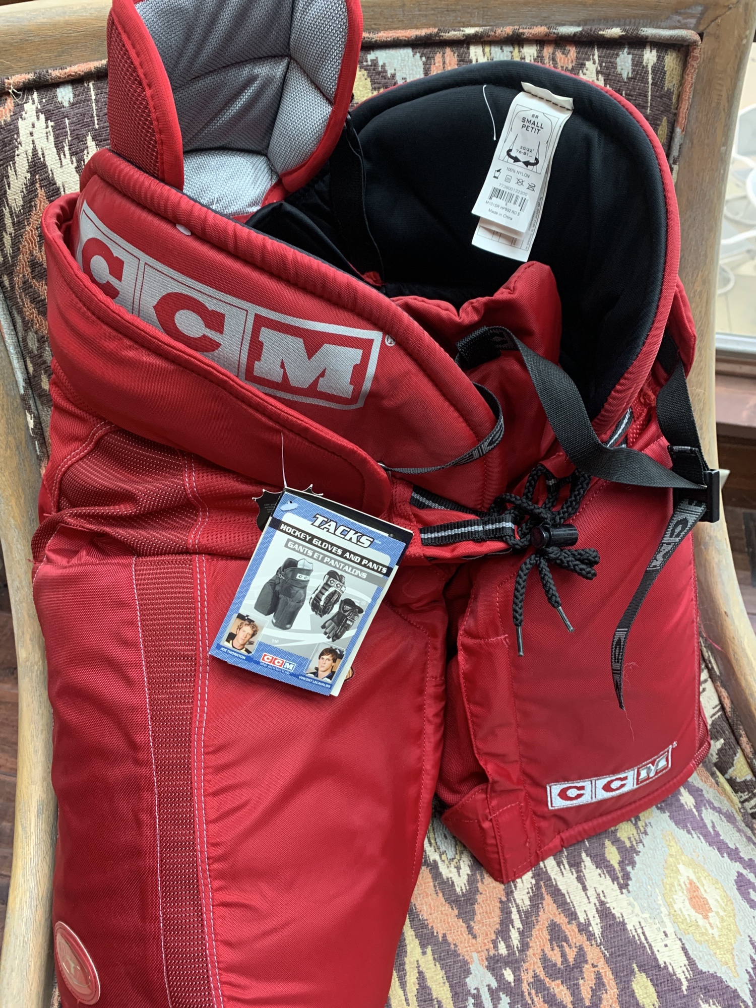 Senior Small CCM Super Tacks 892 Hockey Pants SidelineSwap