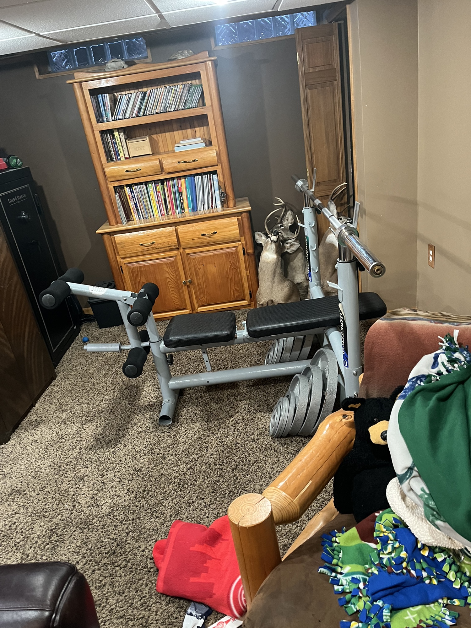 Competitor 1600 Bench With Olympic Bar SidelineSwap