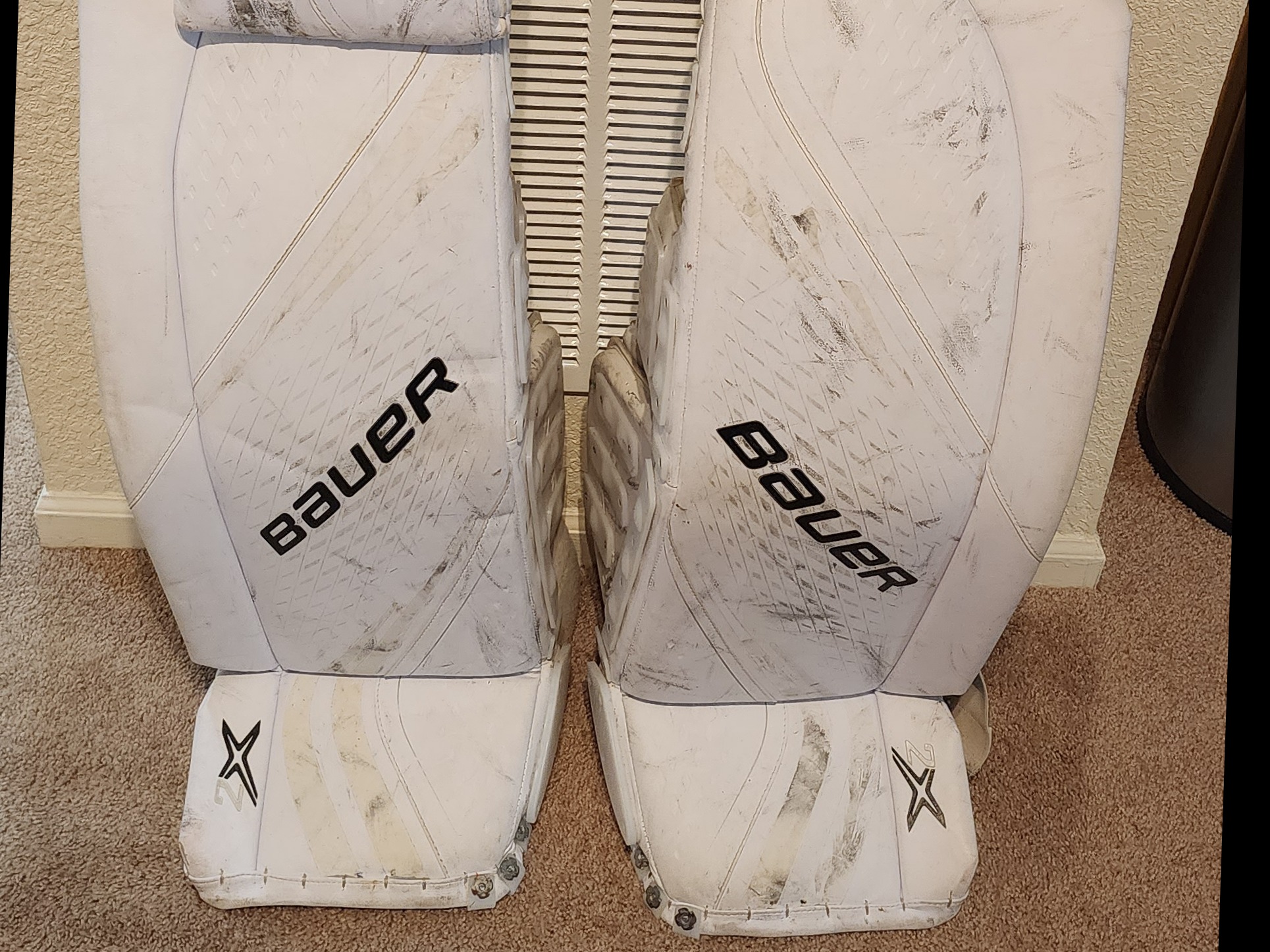 Bauer Vapor 2X Goalie Leg Pads with roller sliders SidelineSwap