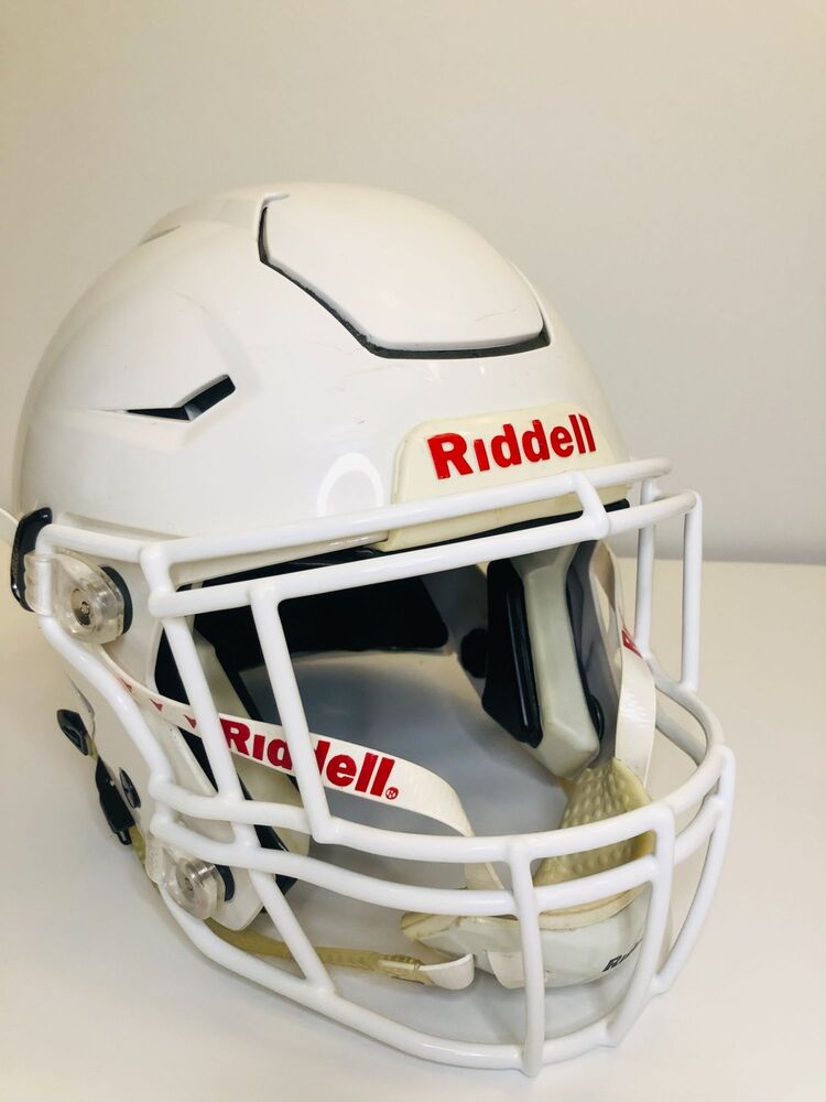 Medium Adult Riddell Speedflex Football Helmet with Brand New White