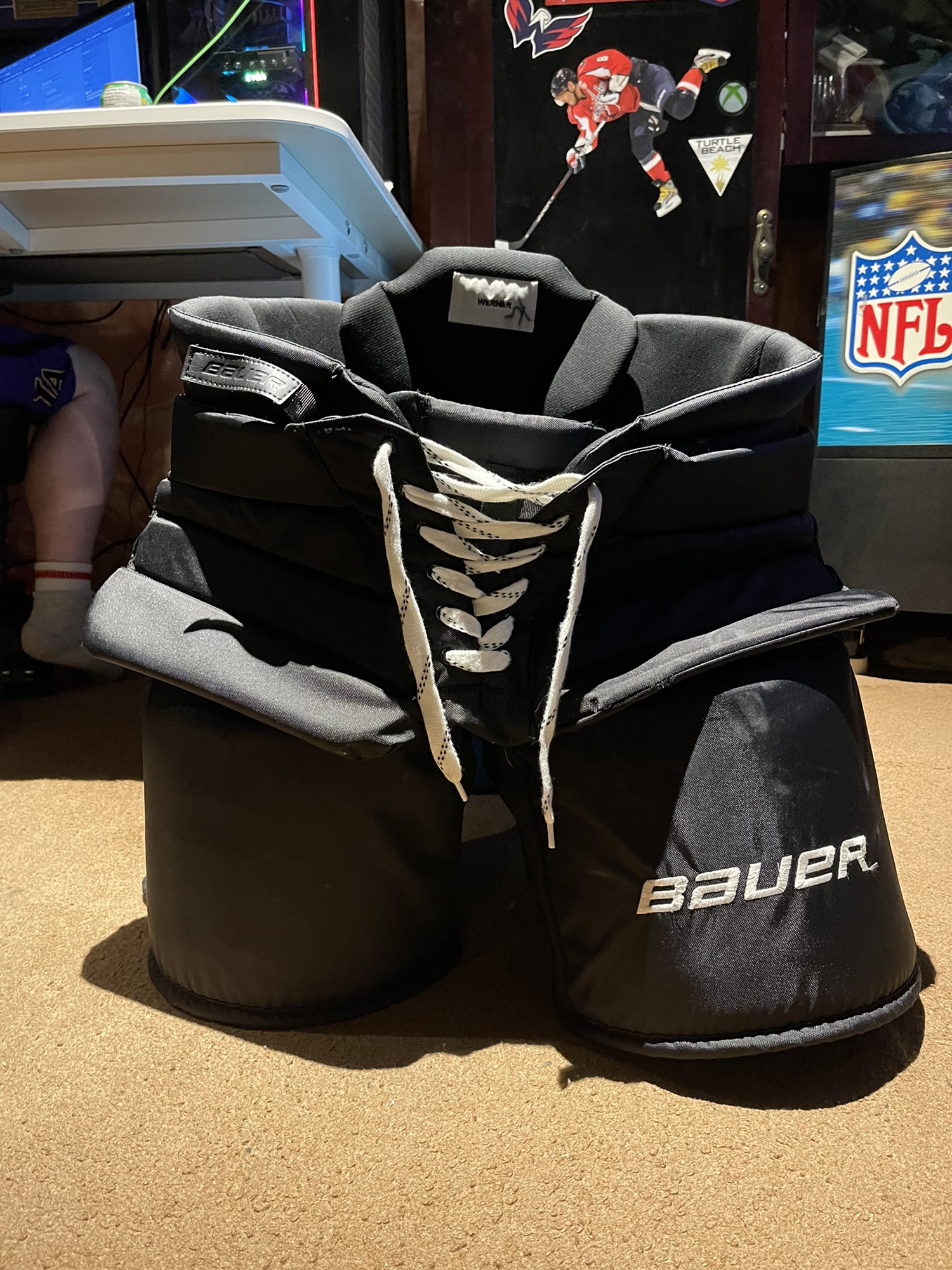 Used XL Bauer Pro Stock Hockey Goalie Pants SidelineSwap