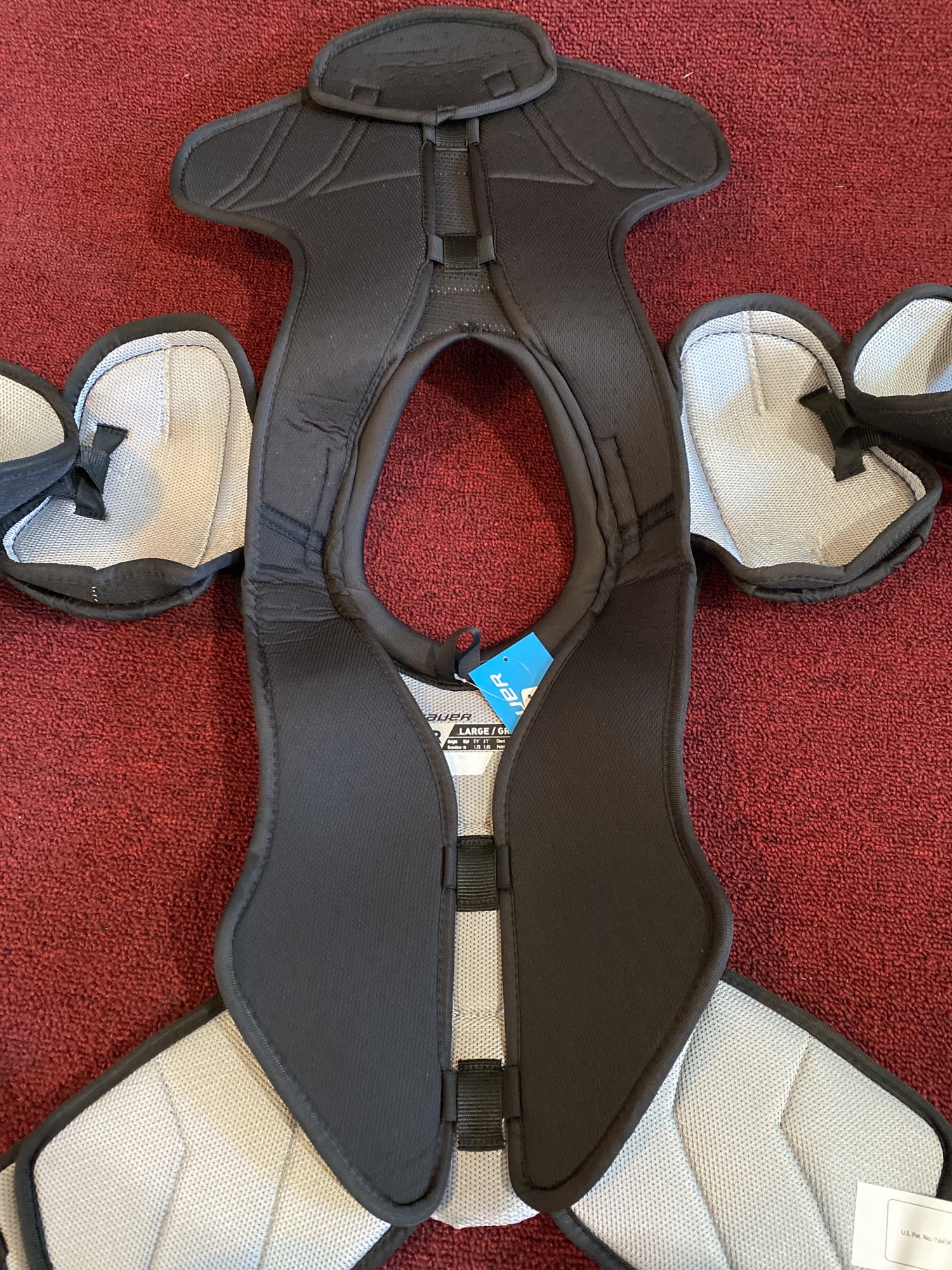 Senior Large Bauer Pro Stock Pro Series Shoulder Pads ItemUCSH1