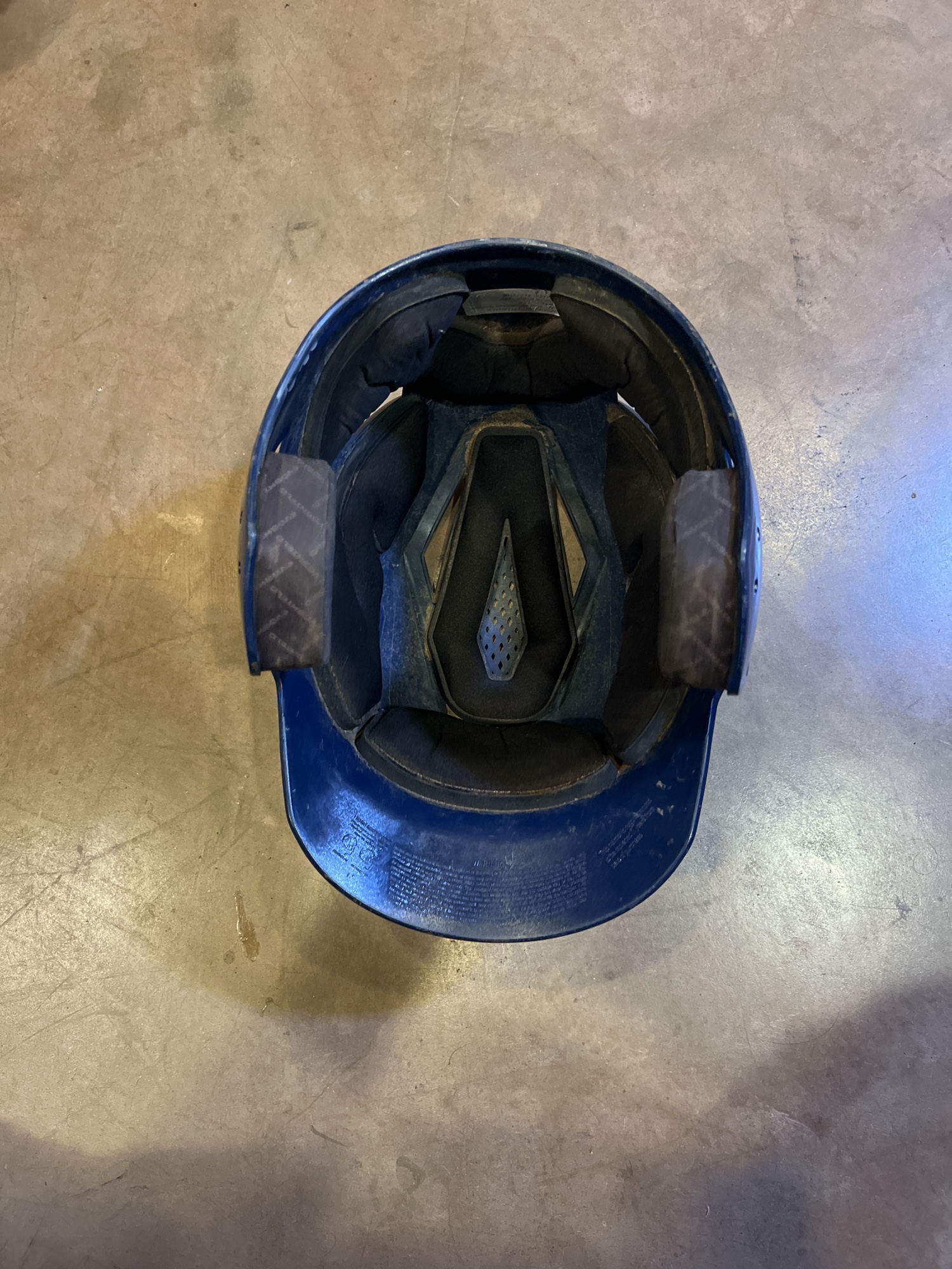 XVT EvoShield Batting Helmet in Baseball High Gloss Finish SidelineSwap