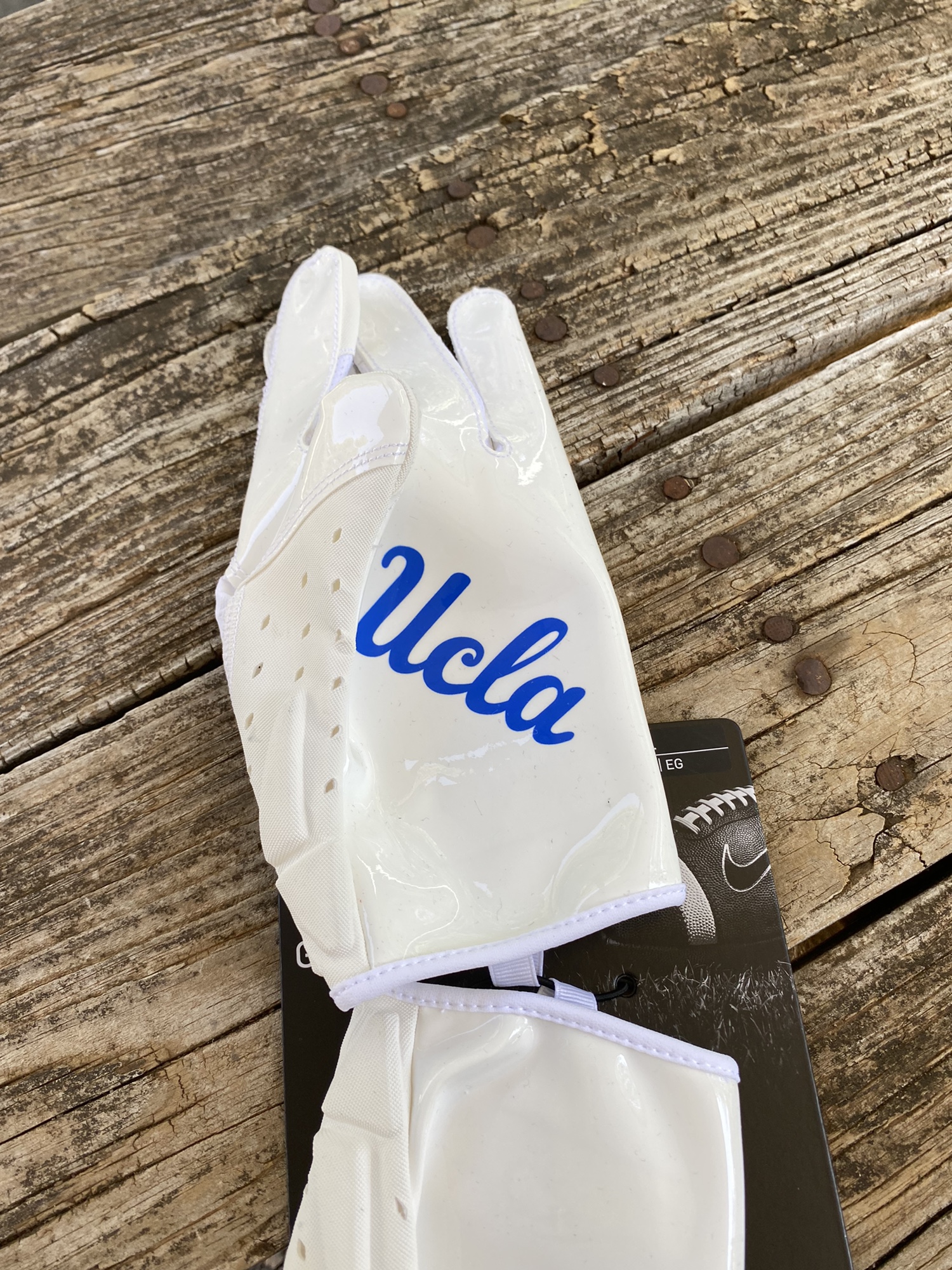 Nike Vapor Jet 6.0 Jordan UCLA Football Gloves Size XL SidelineSwap