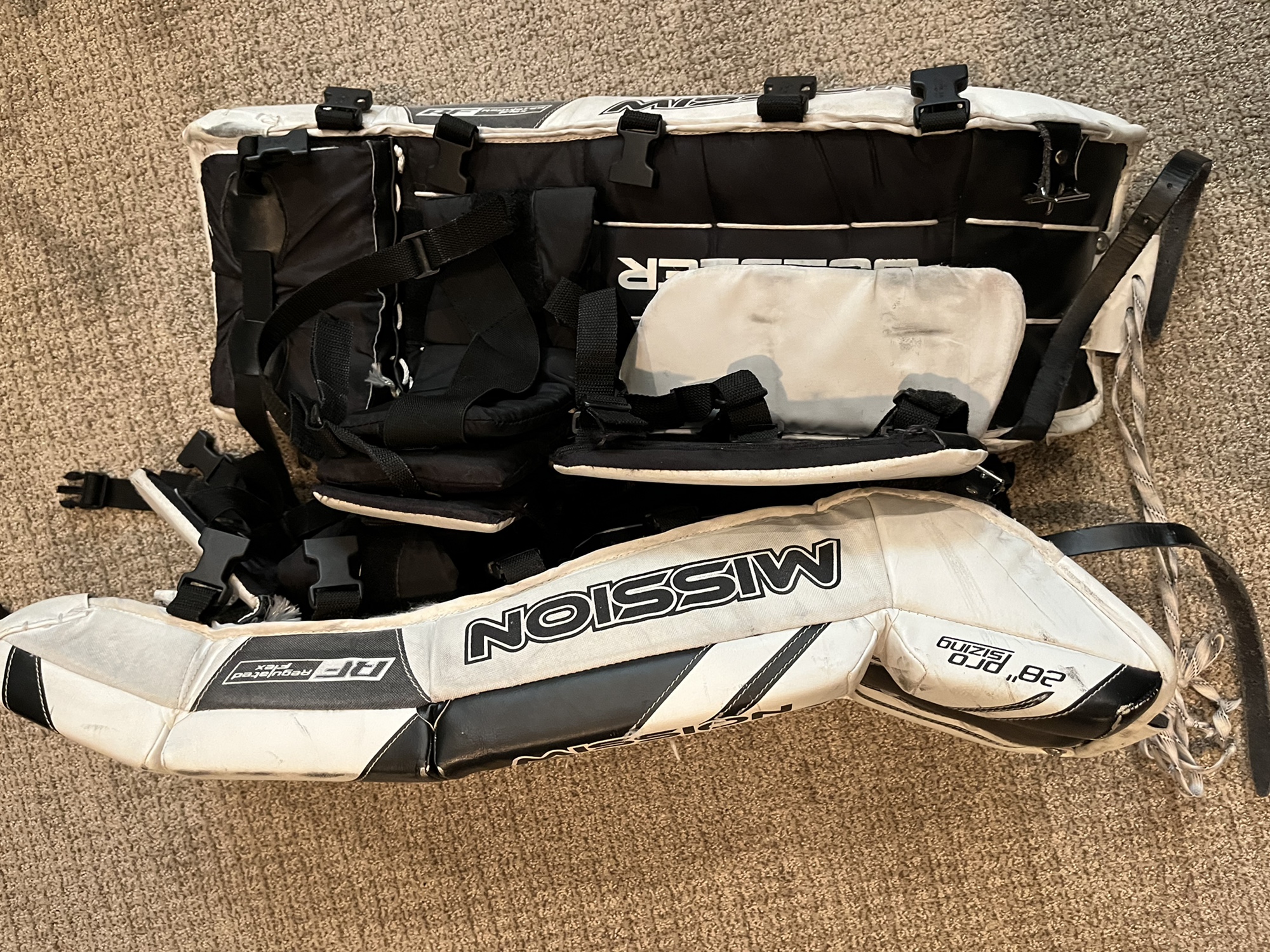 Mission Soldier goalie pads SidelineSwap