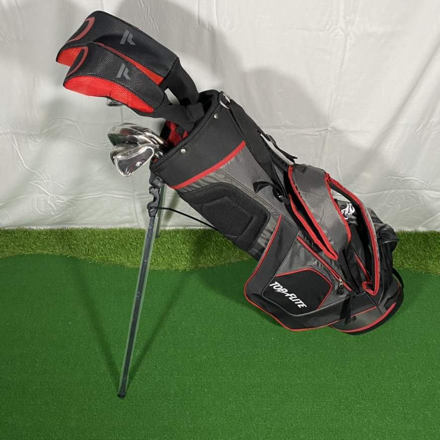 New Mens Top Flite Senior/Amateur Golf Club Complete Set With Stand Bag SidelineSwap