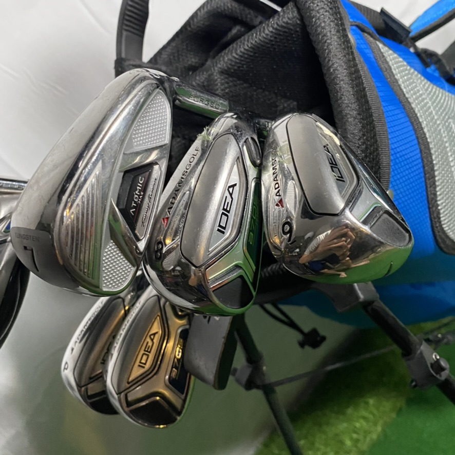 Adams A70s MAX Complete Mens Right Handed Golf Club Set With Stand Bag