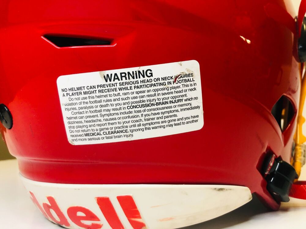 Adult Large Riddell Speedflex Red Football Helmet with S2EGTXHS4 Face