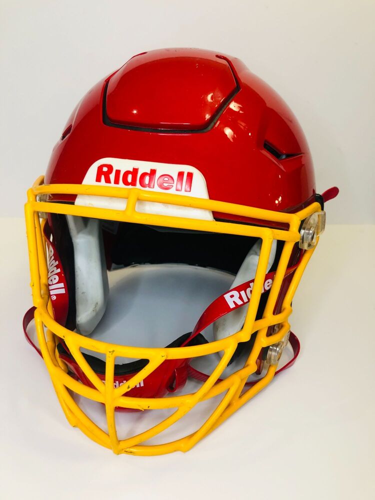 Adult Large Riddell Speedflex Red Football Helmet with S2EGTXHS4 Face