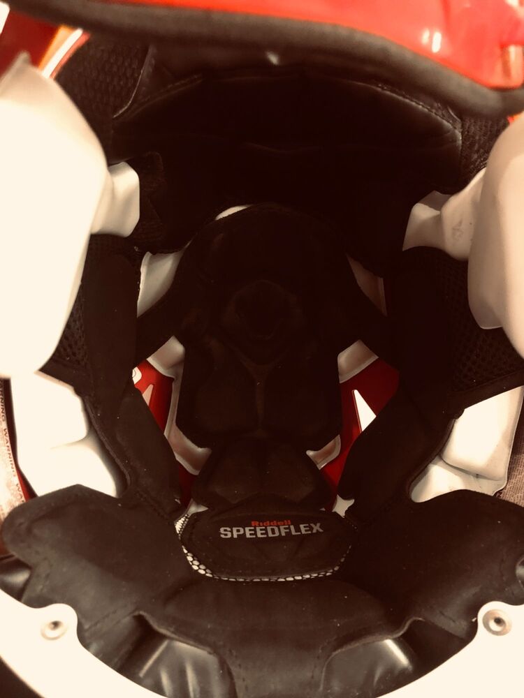 Adult Large Riddell Speedflex Red Football Helmet with S2EGTXHS4 Face