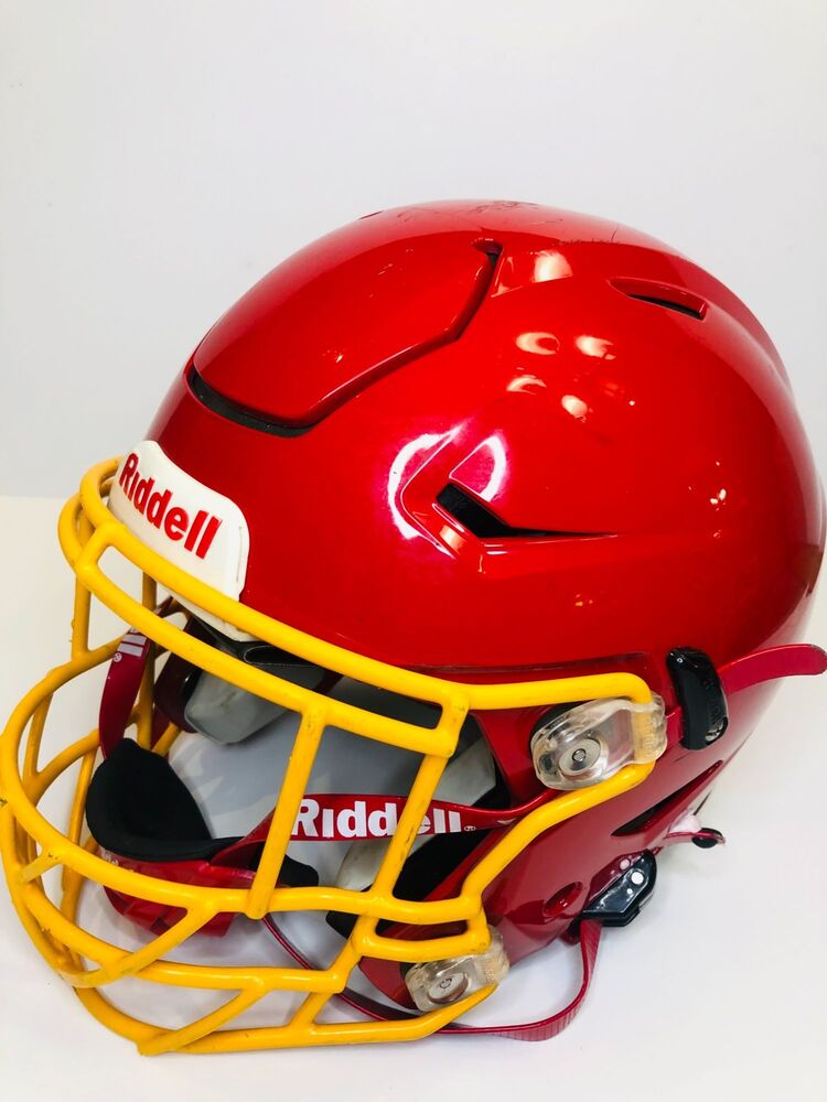 2020 Adult Large Riddell Speedflex Red Football Helmet. New Shoc Zero Visor! SidelineSwap