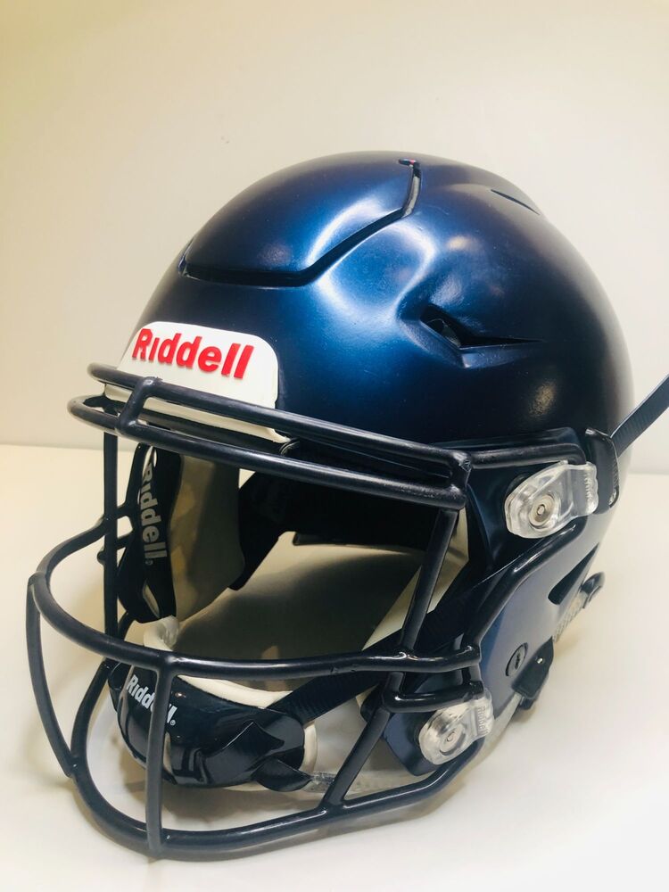 2022 Recertified Adult Large Navy Blue Matte Riddell Speedflex Football